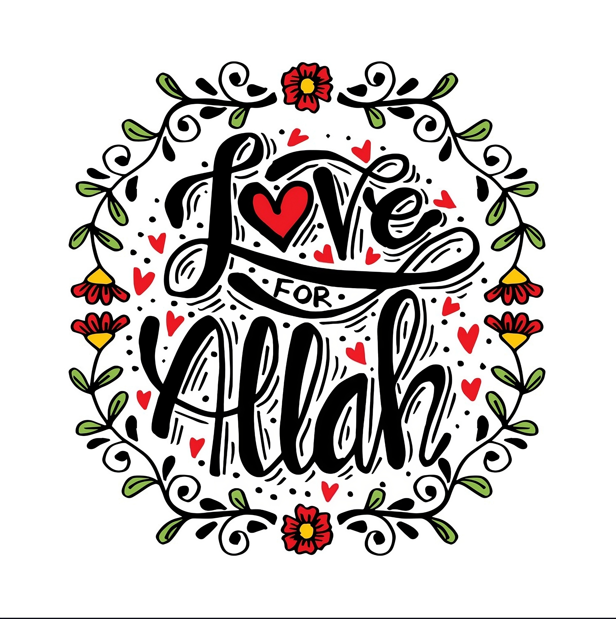 I Love Allah - love for allah