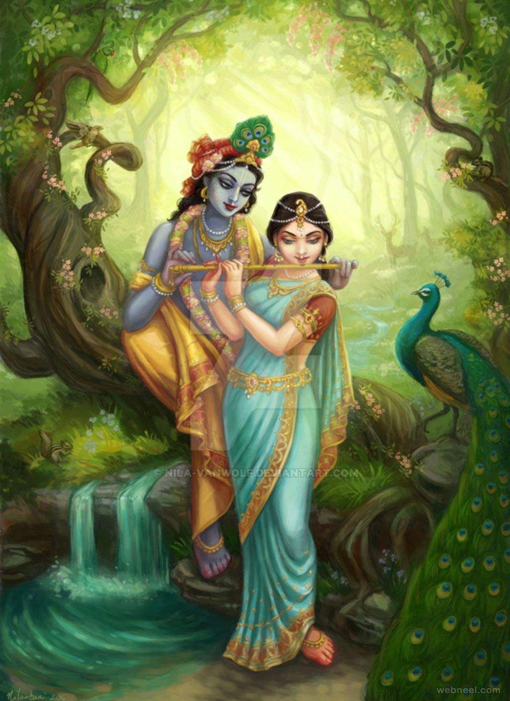 Radha Krishna | Radha Krishna Love | Painting