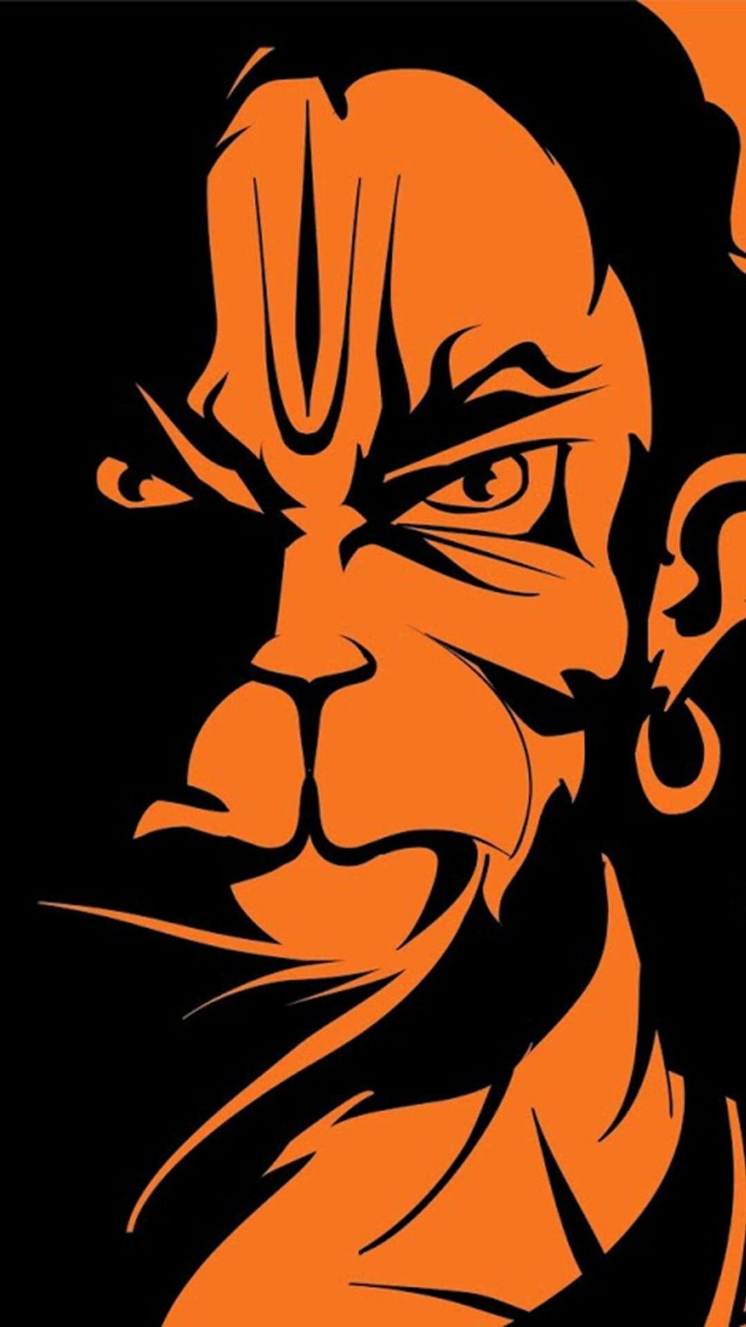 Angry Hanuman Face