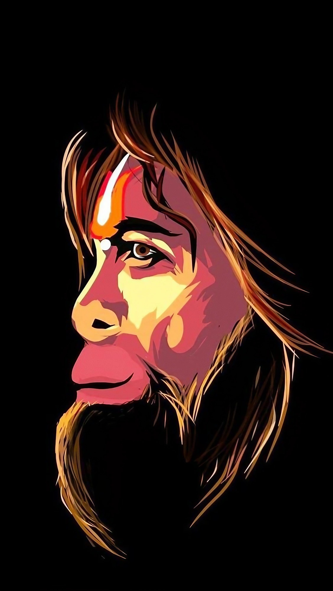Lord Hanuman Photos - Face Painting Art
