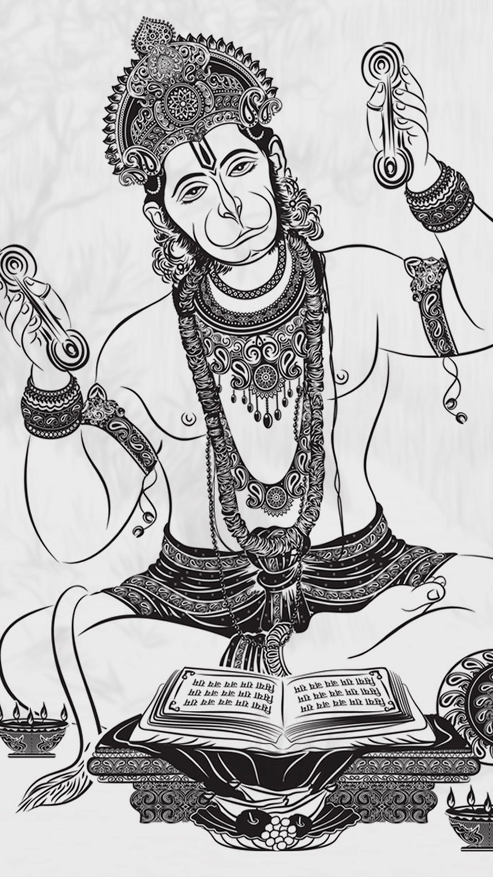 How to draw Hanuman ji sketch | Lord hanuman ji drawing 🙏❤ - YouTube-sonxechinhhang.vn