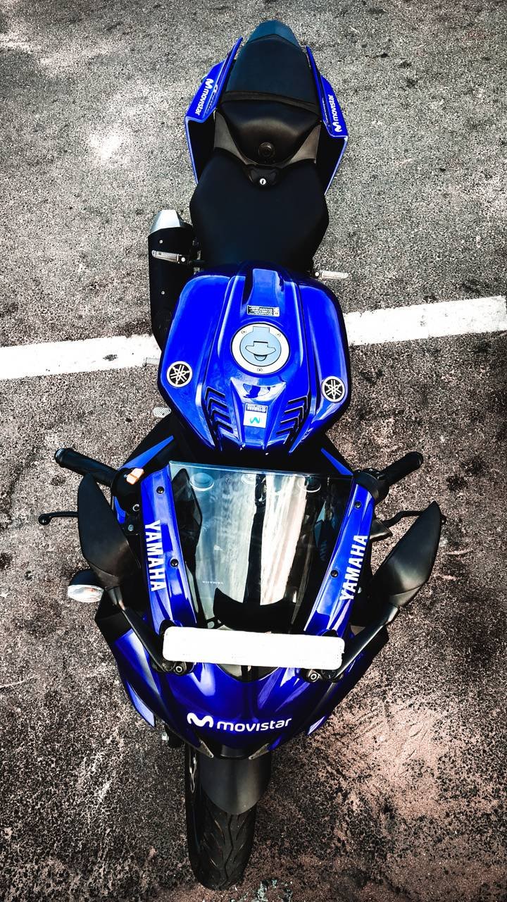 Blue Yamaha R15