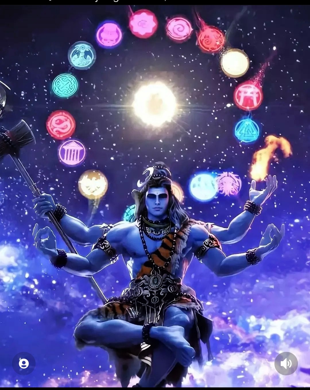 Lord Shiva Hd - Universe Background
