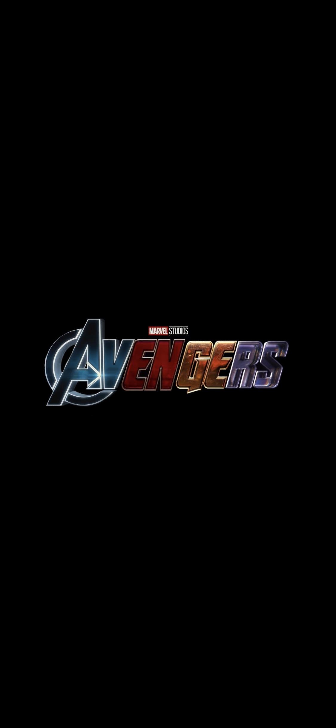 Avengers movie - black background