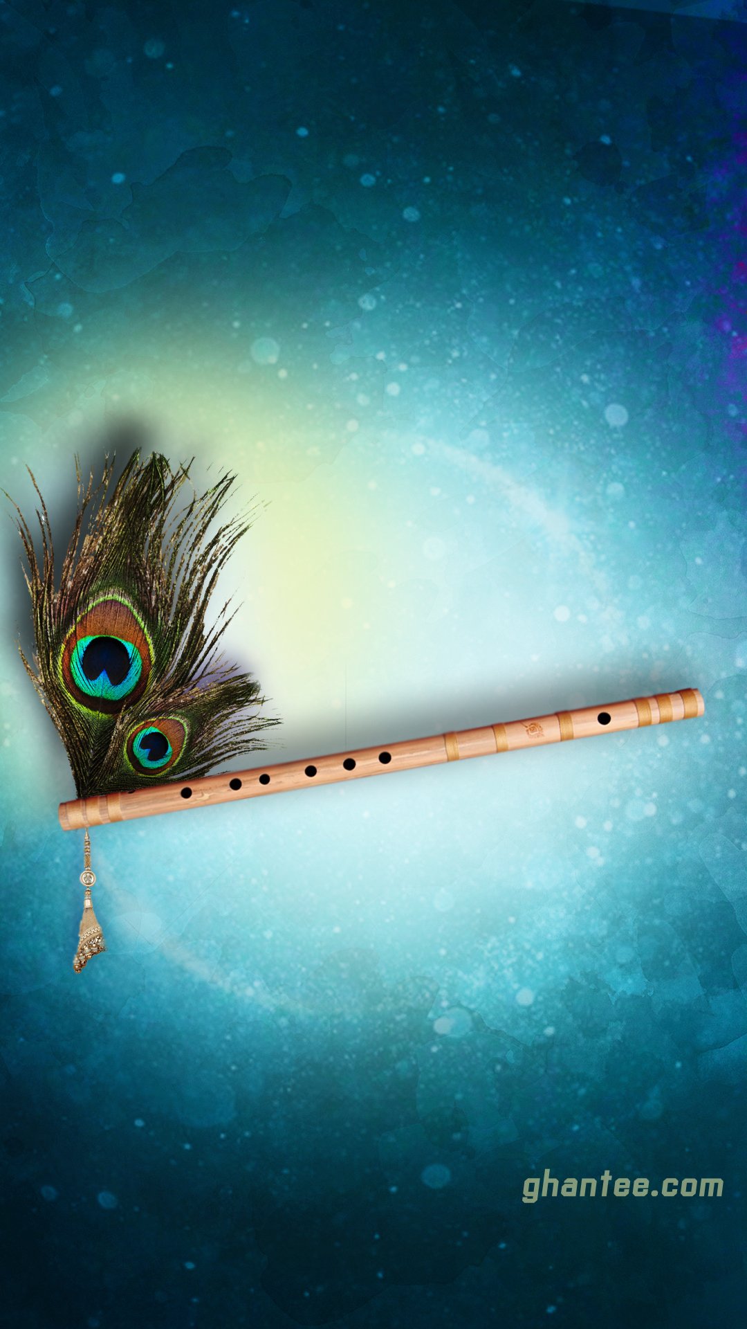 Lord Krishna Flute And Peacock Feather