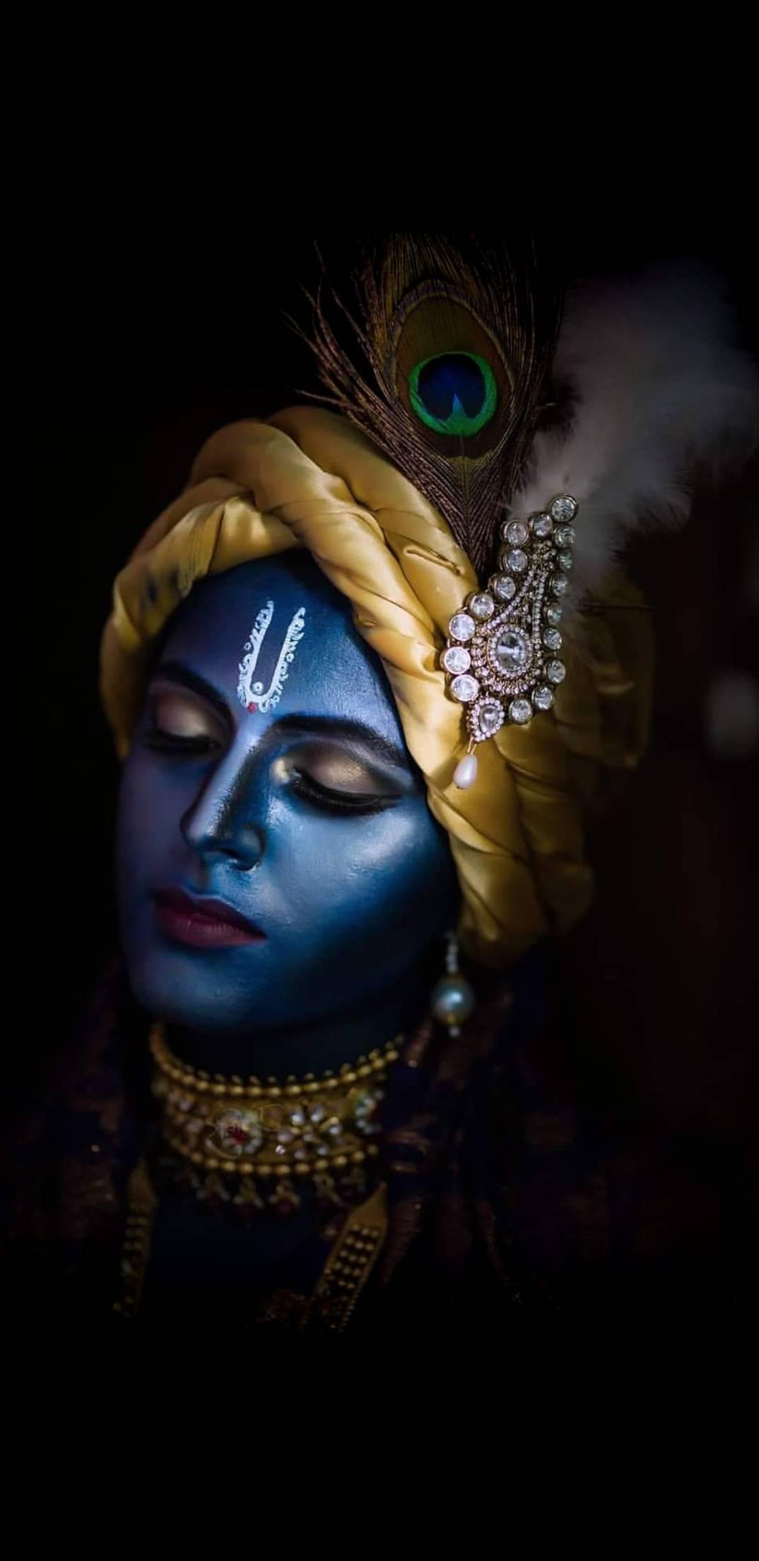 Lord Krishna Face