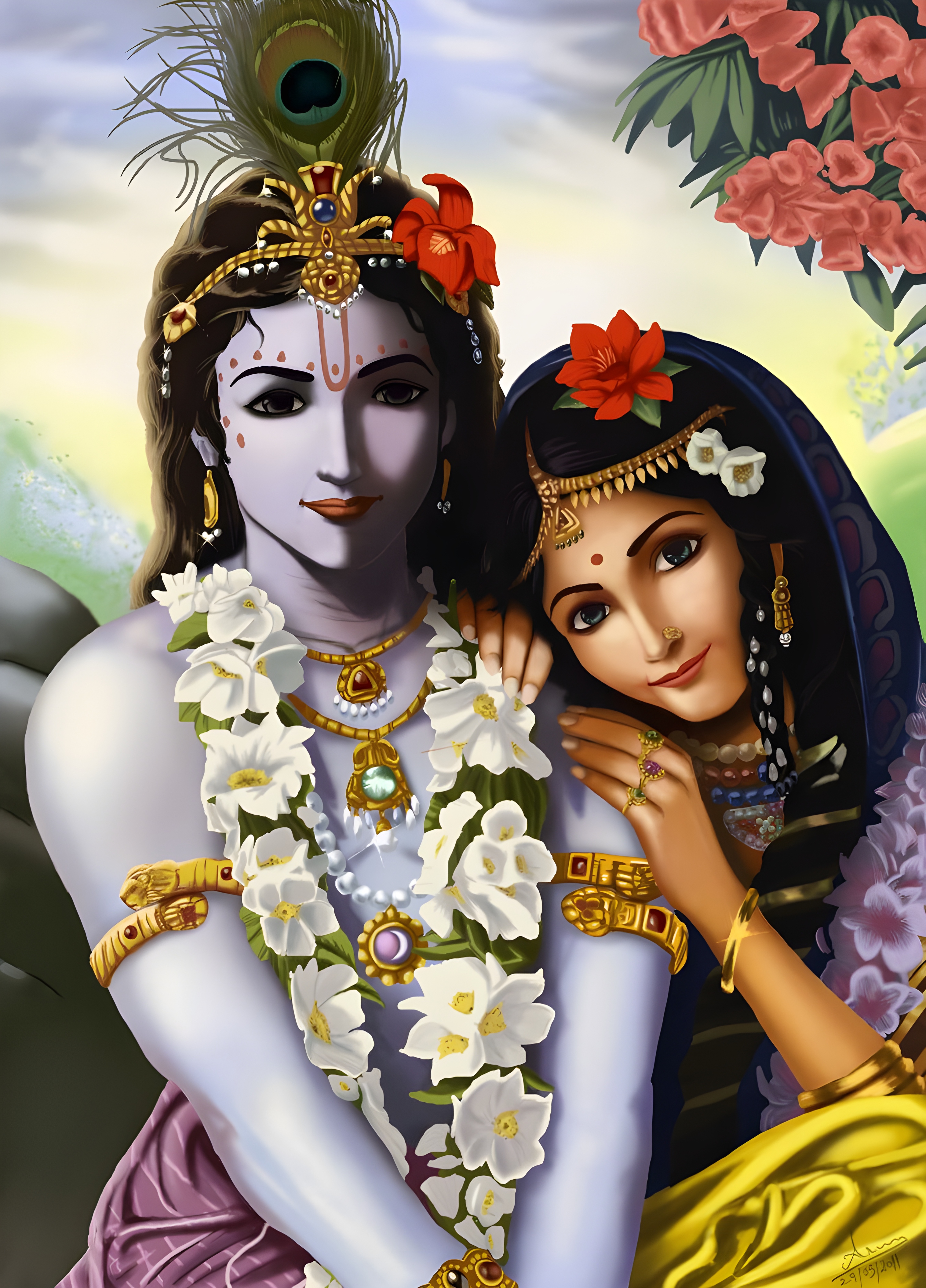 Shri Krishna Radha - art shri krishna radha lord krishna radha