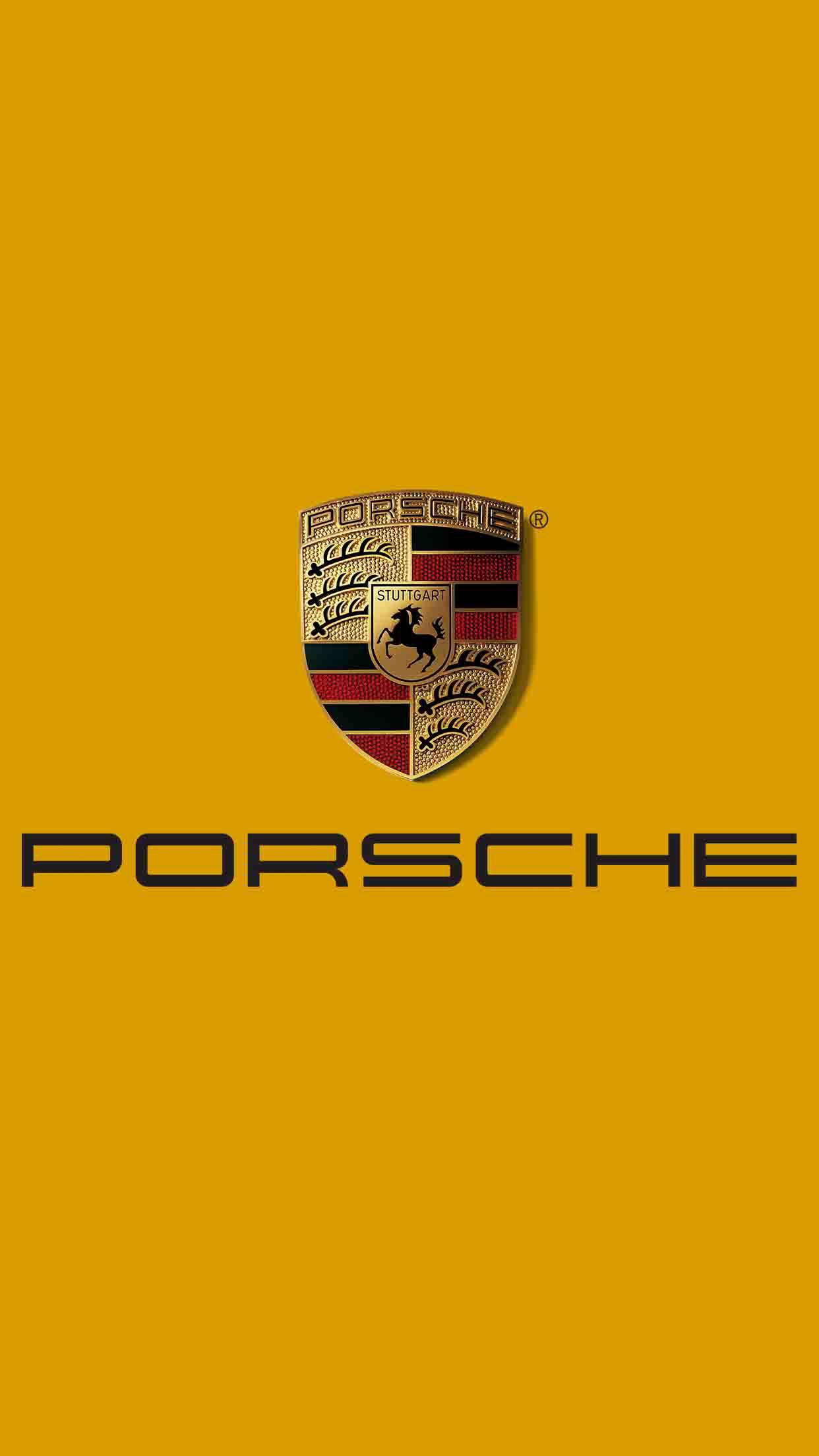 Porsche Yellow Logo