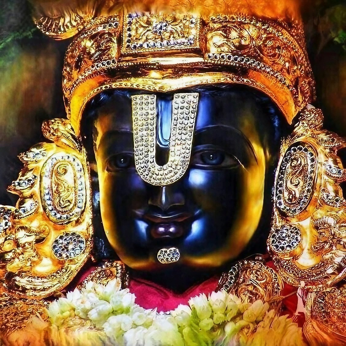 Perumal Images In - Lord Venkateshwara Face