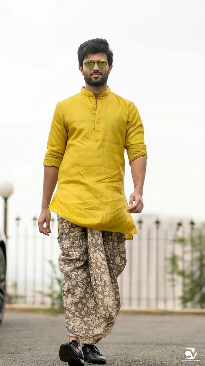 Vijay Devarakonda In Yellow Kurta