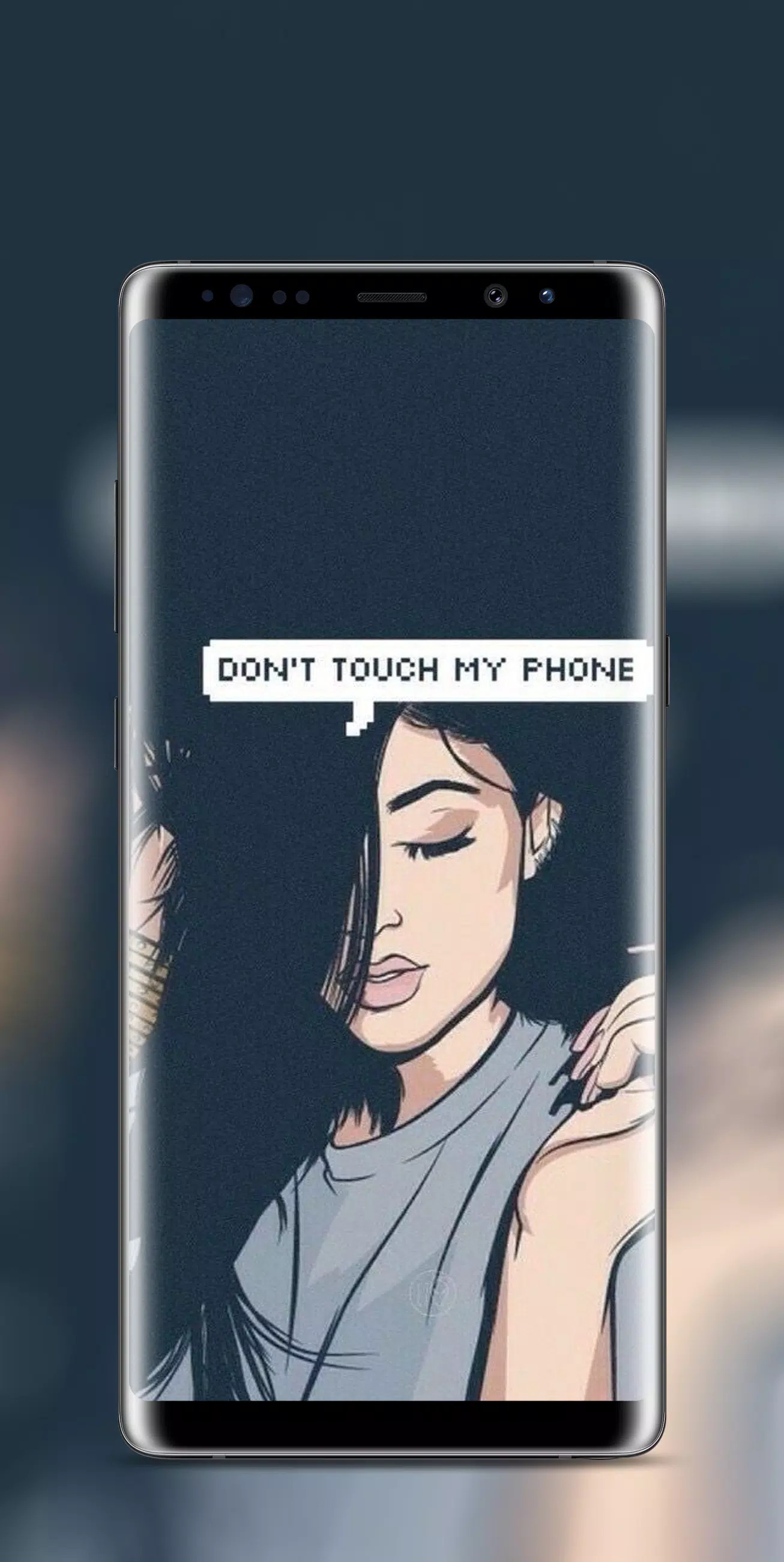 Don't touch my phone