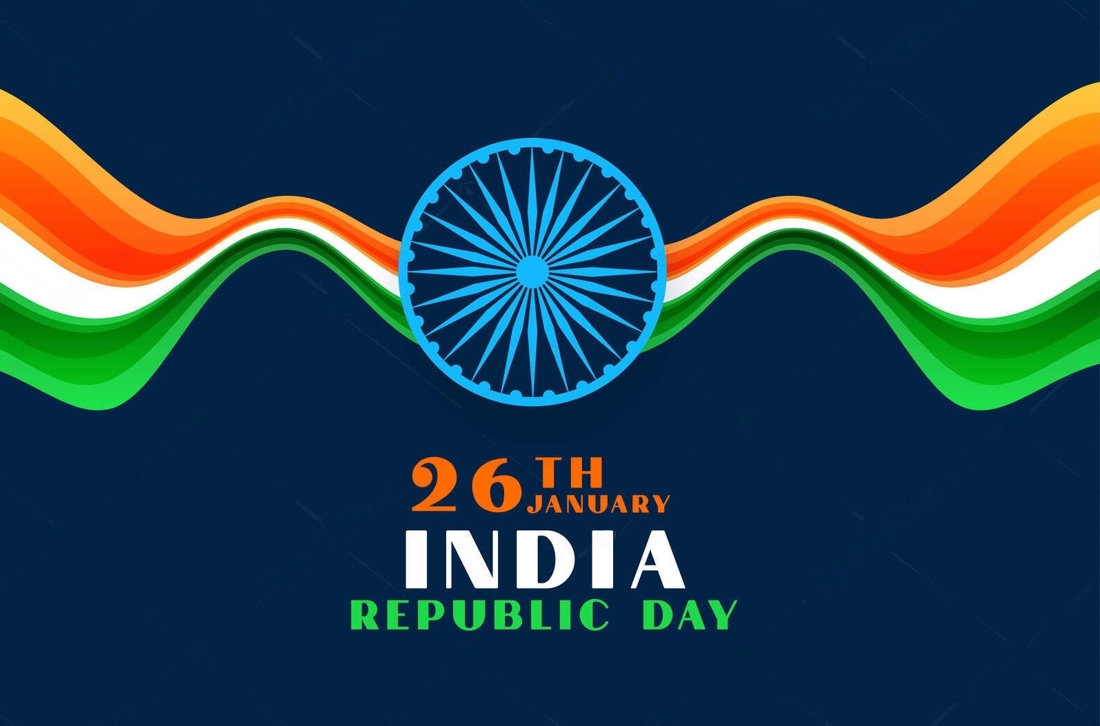 Happy Republic Day - ashoka chakra