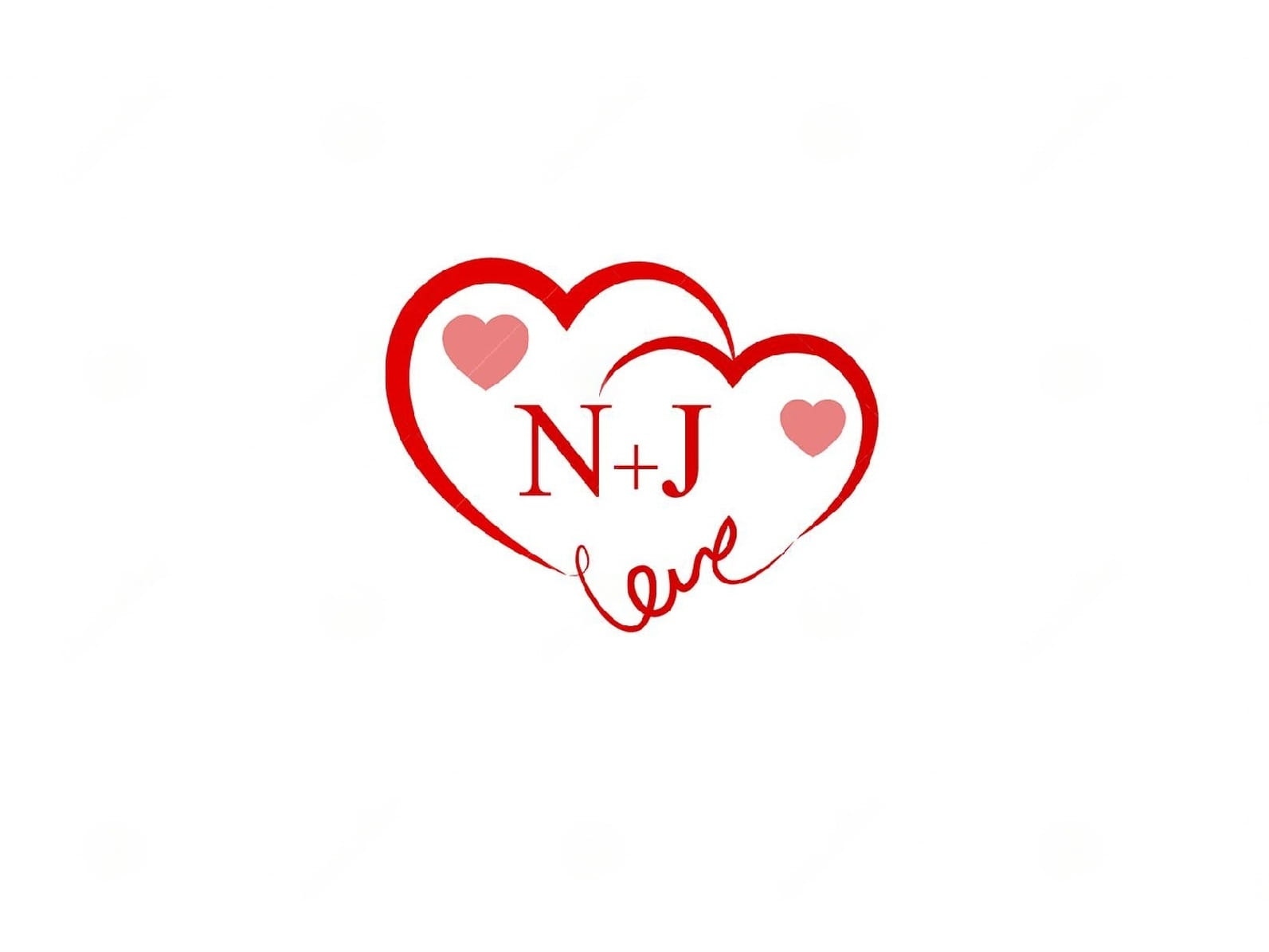 N.j Name Love - n j heart