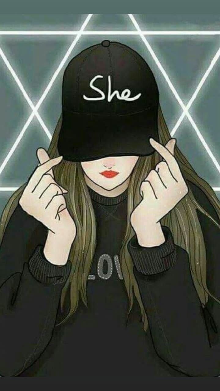 She Cap - Anime Girl