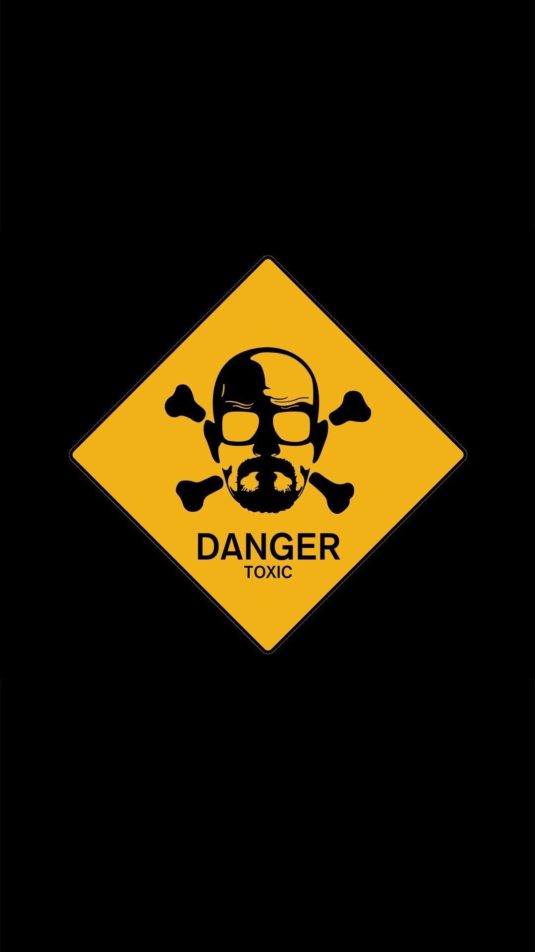 Danger toxic logo