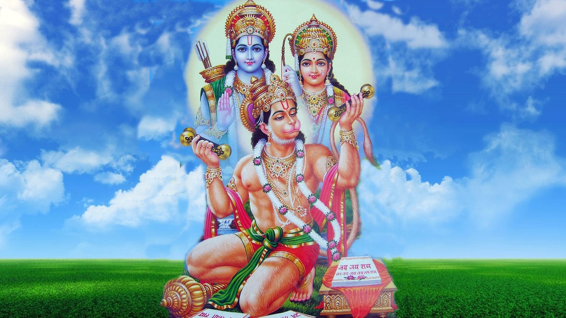 Hanuman Photos With Lord Ram And Sita