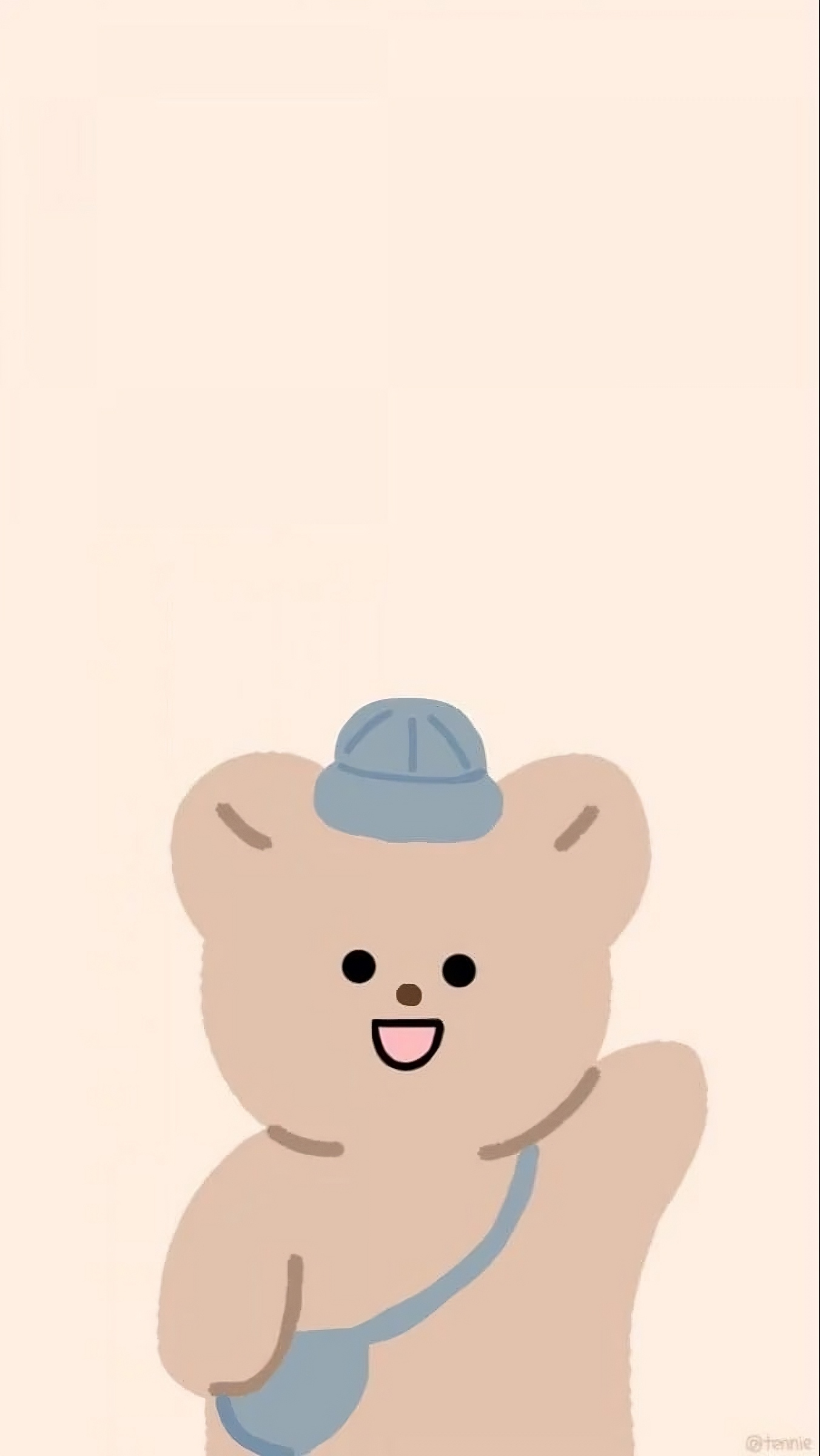 Cute Bear Cartoon - korean bear