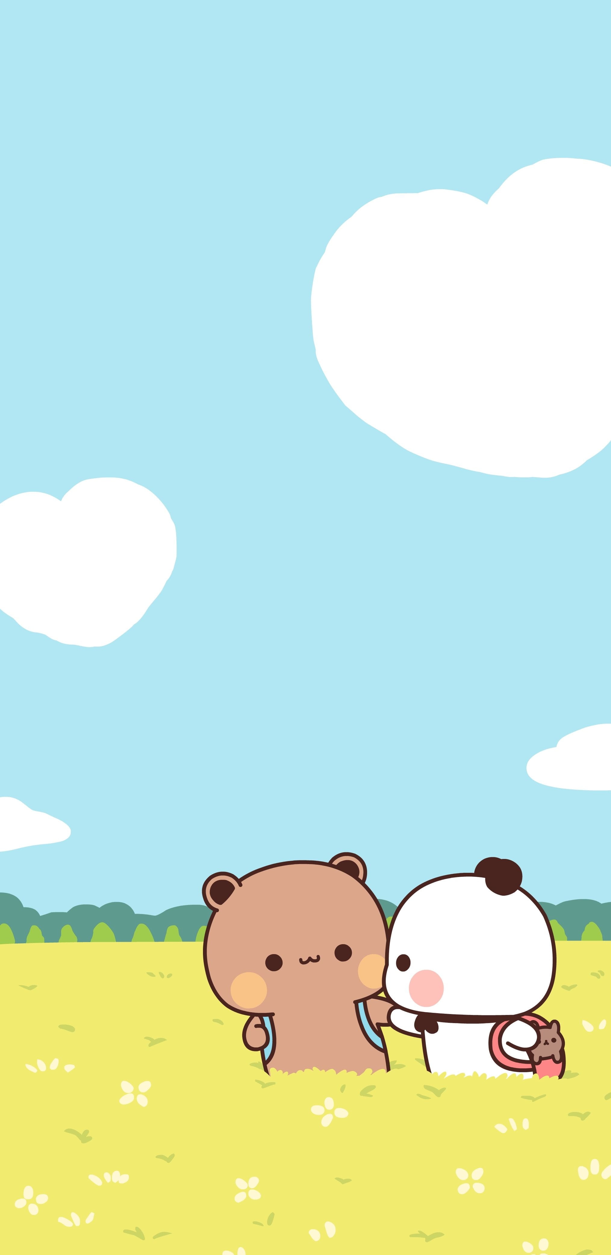 Cute Bear Cartoon - bubu dudu