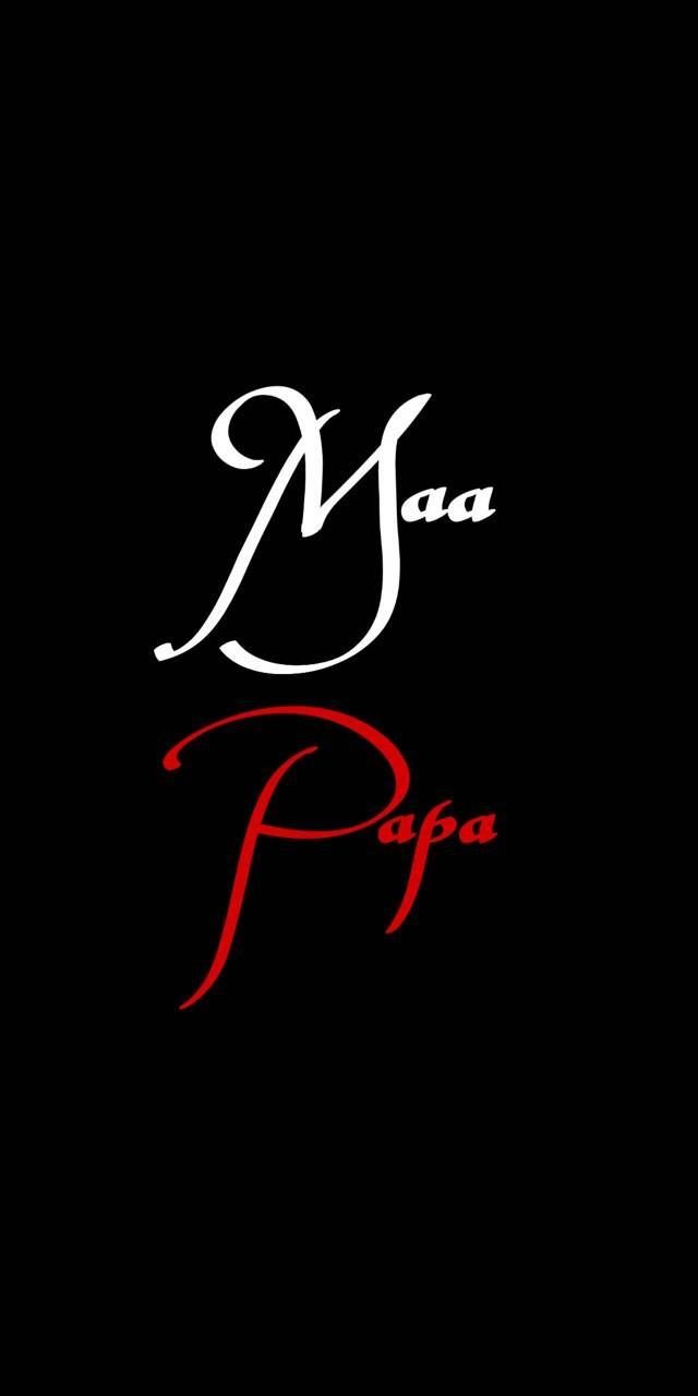 Maa Papa - Black Background