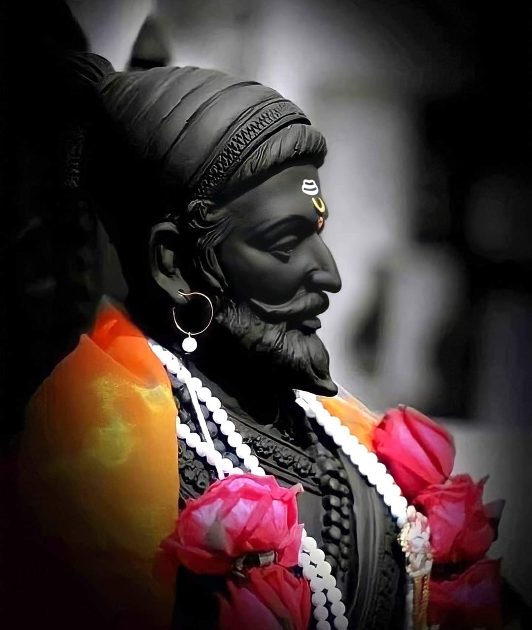 Shivaji Maharaj Photo - Side Look