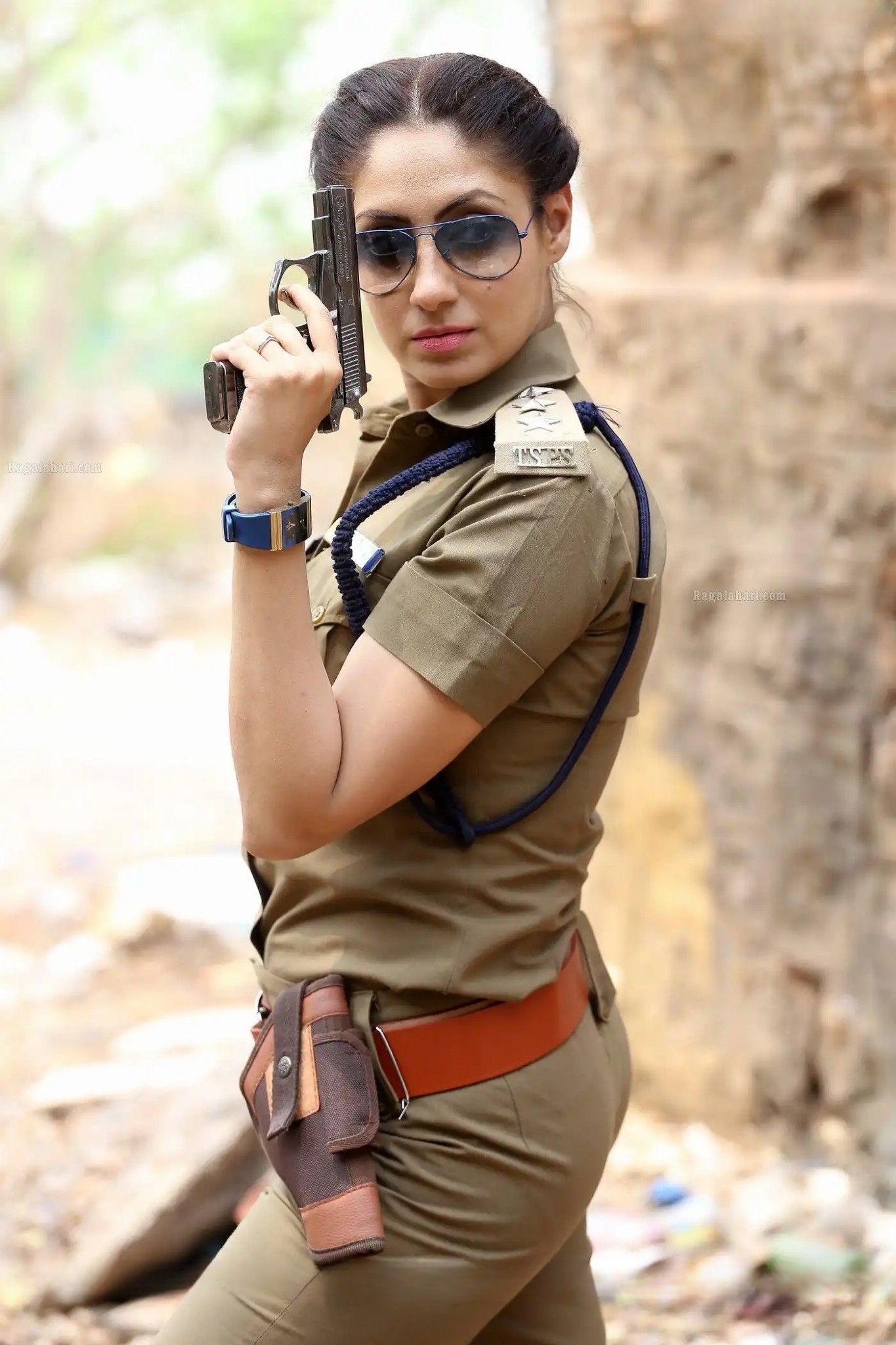 Ladies Police - Officer Wearing Sunglasses