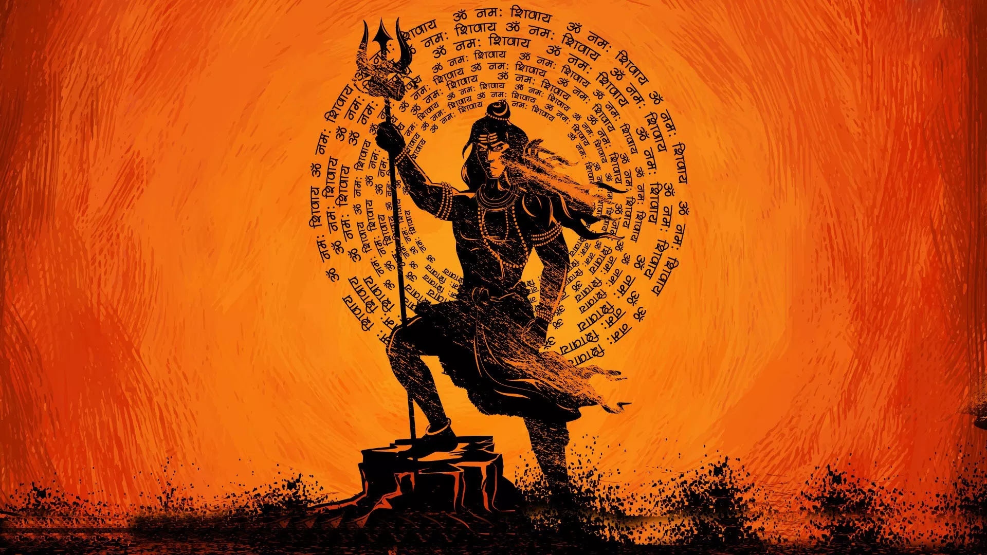 Sivan Images - Lord Shiva - Painting Background