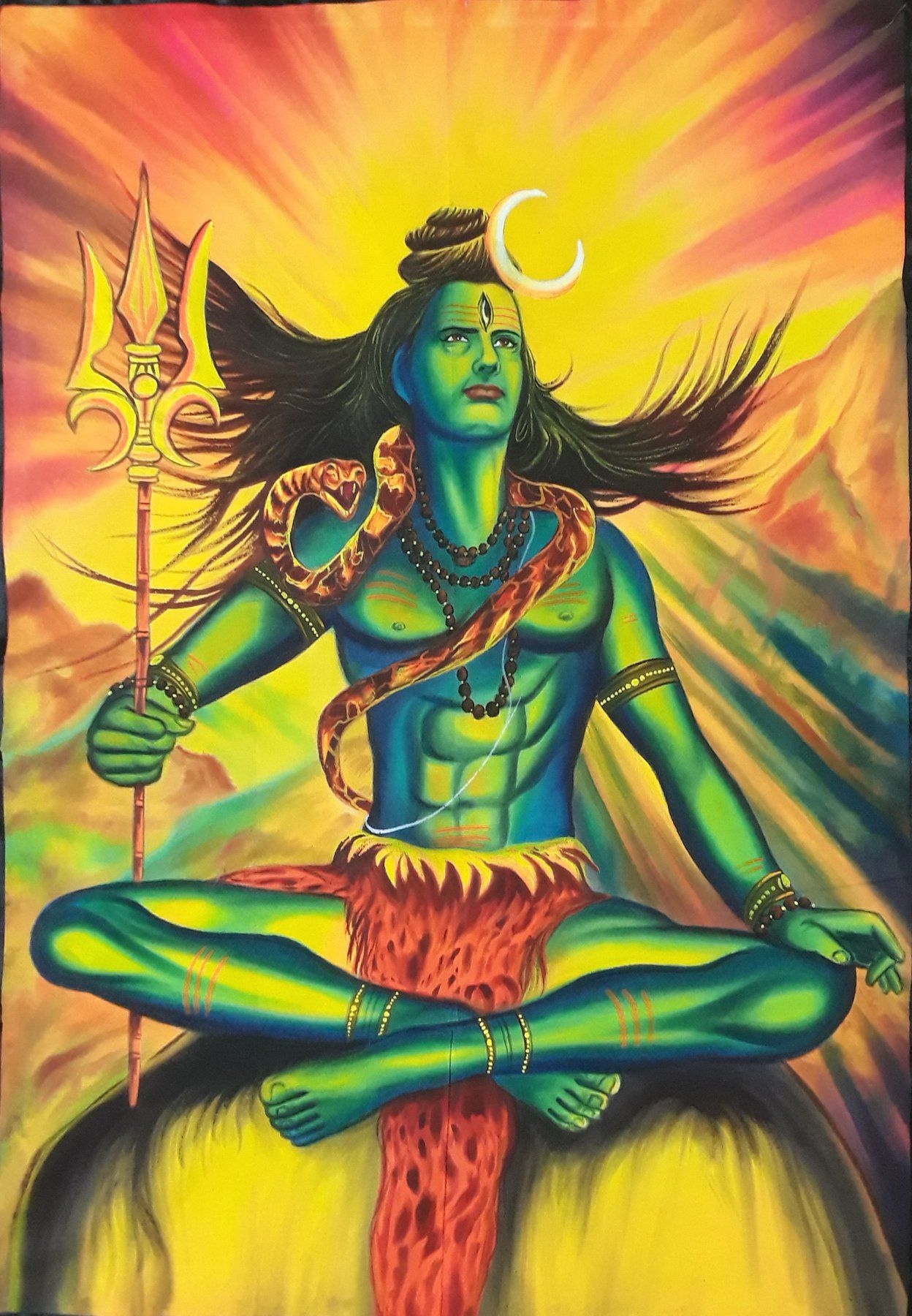 Rudra Shiva - Lord Shiva - Painting