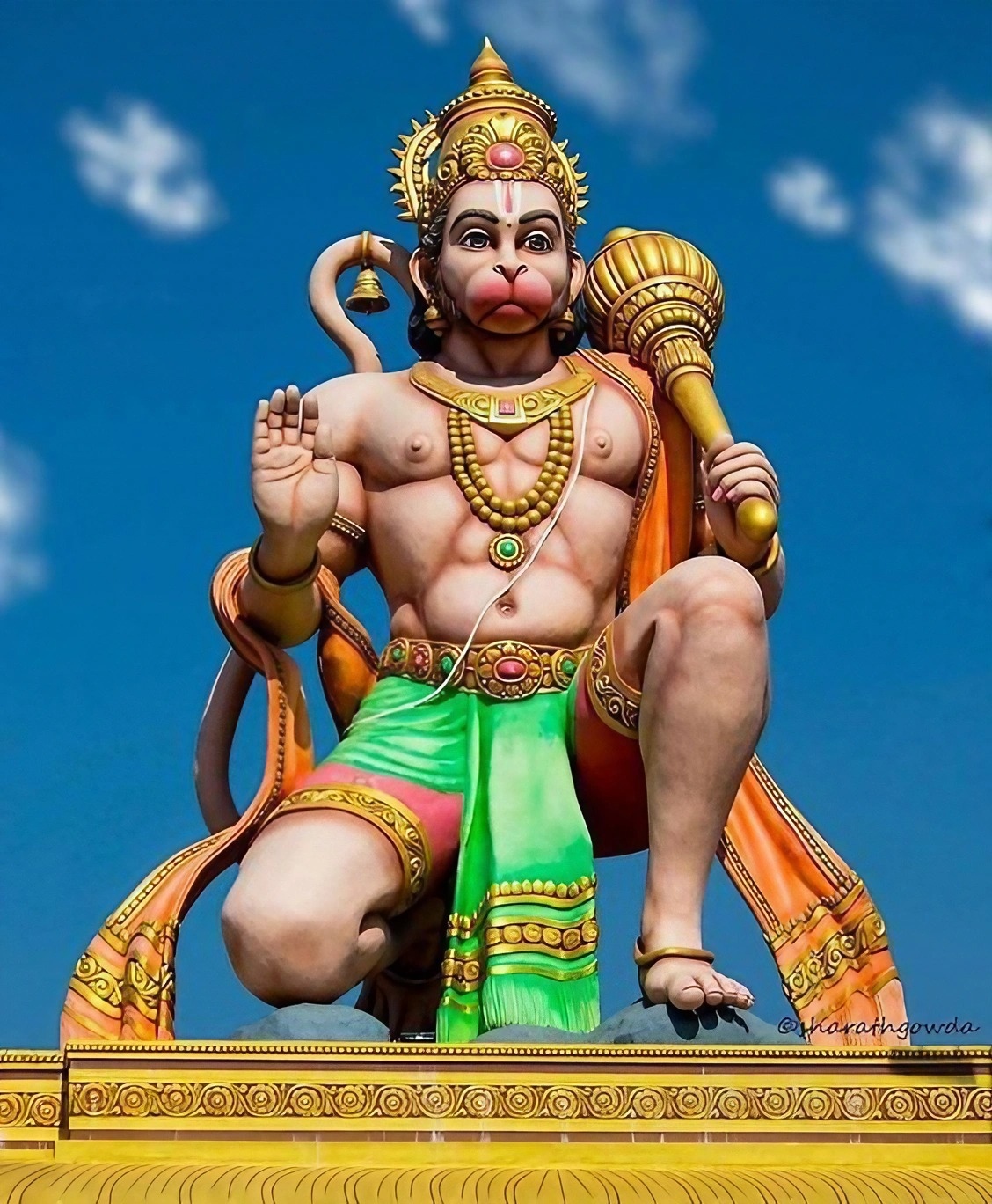 Sri Anjaneya Photos - Lord Hanuman Statue