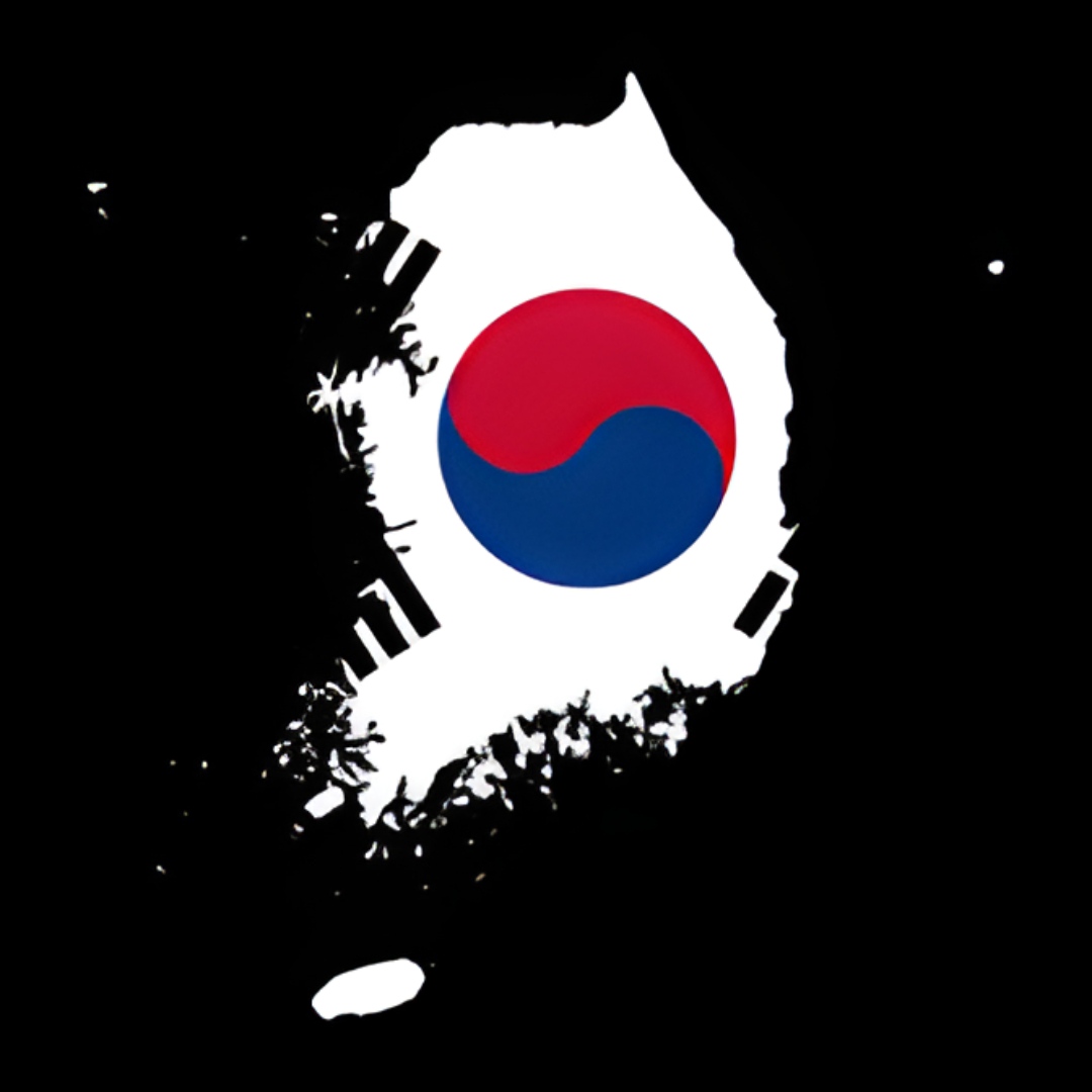 Korean Flag - map flag