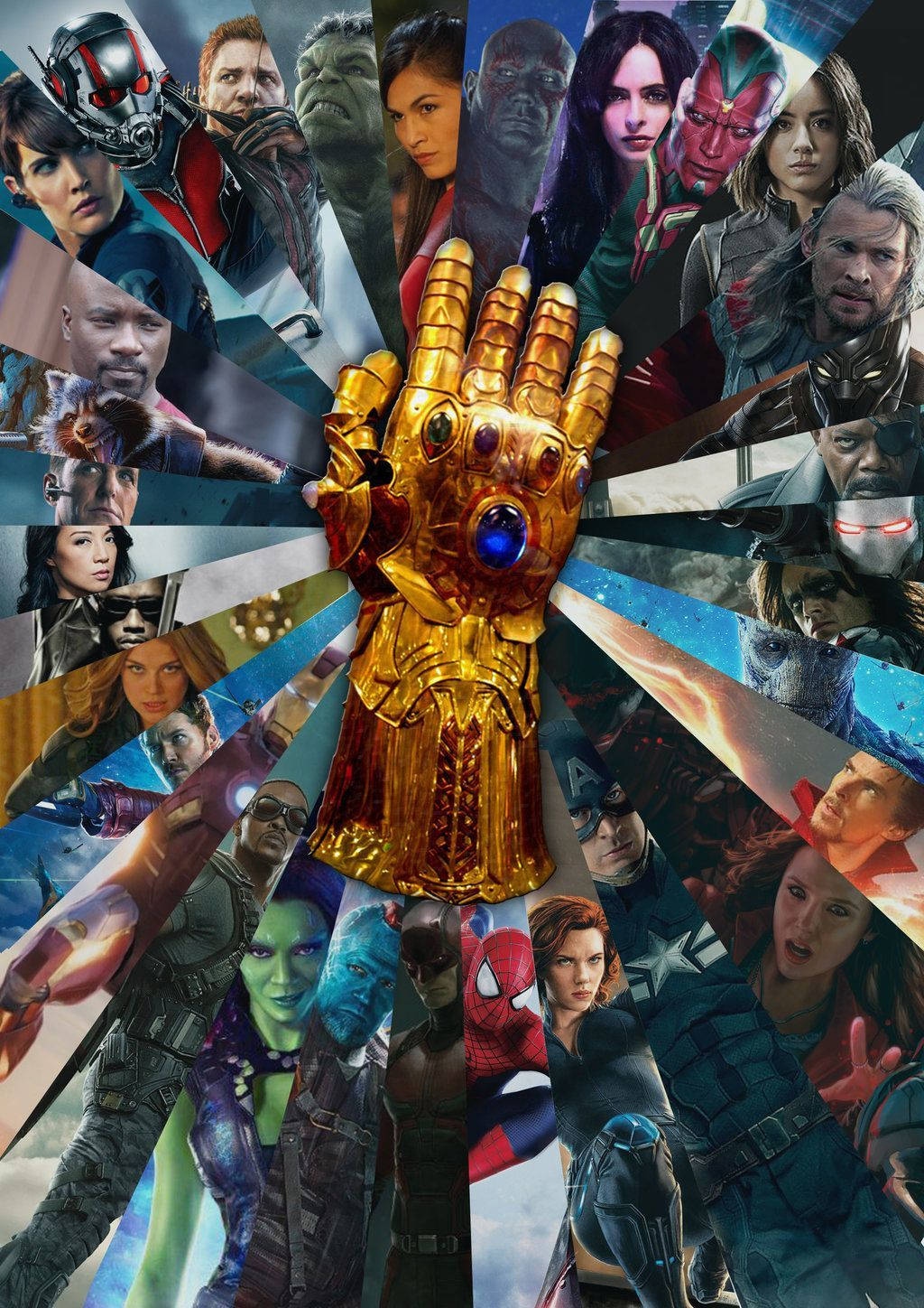 Avengers Infinity War - Thanos Gauntlet Avengers