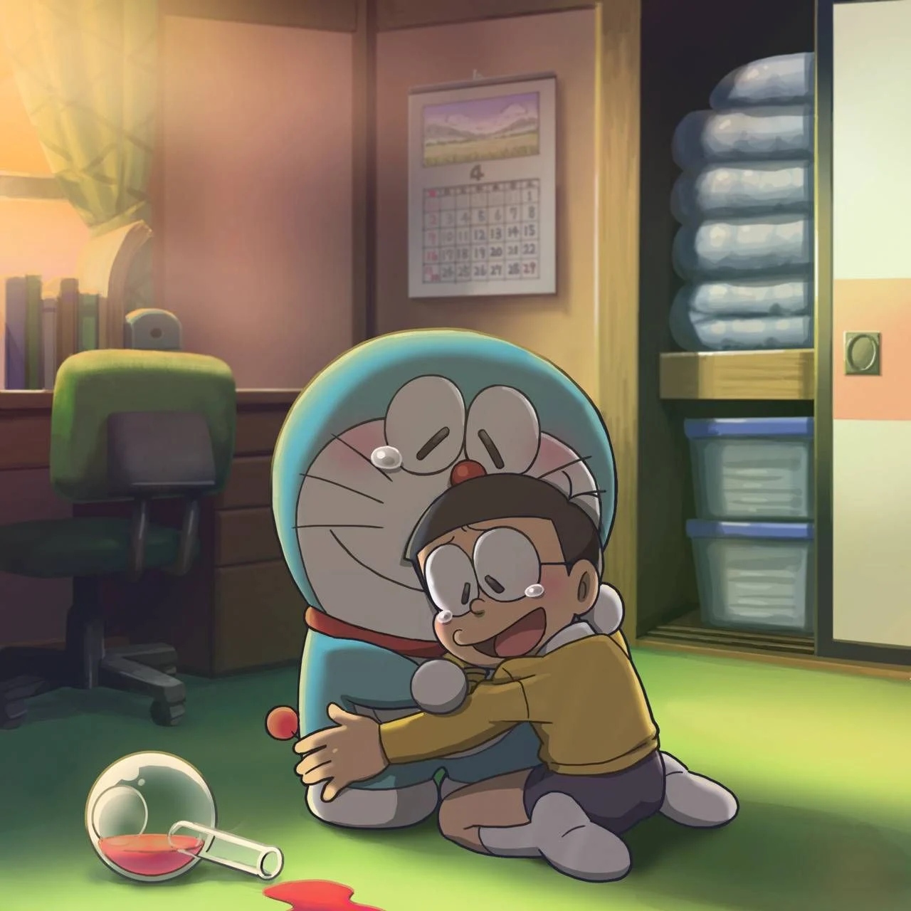 Nobita Doraemon - Caring - Doraemon