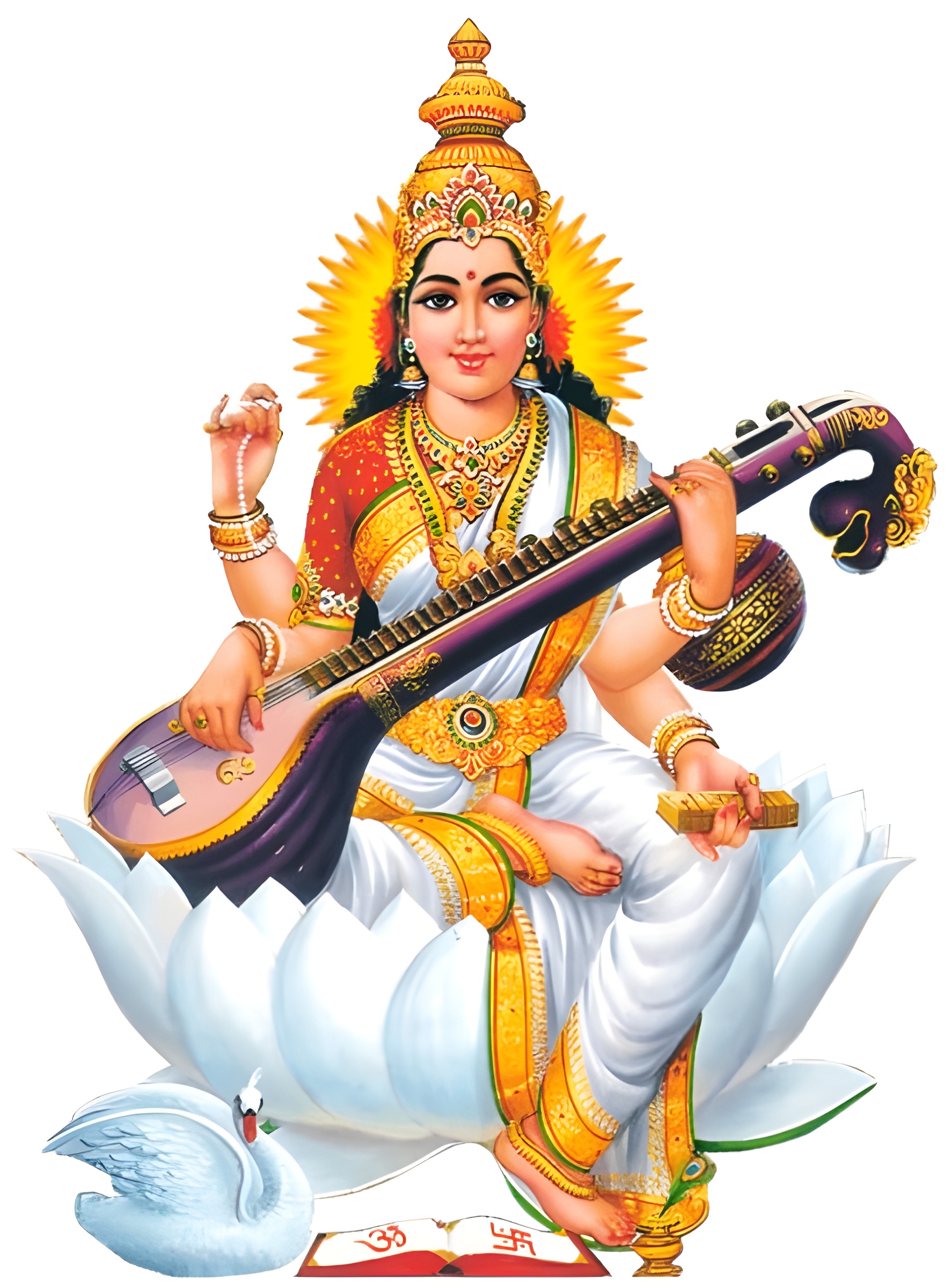 Saraswati Photo - White Background - saraswati thakur
