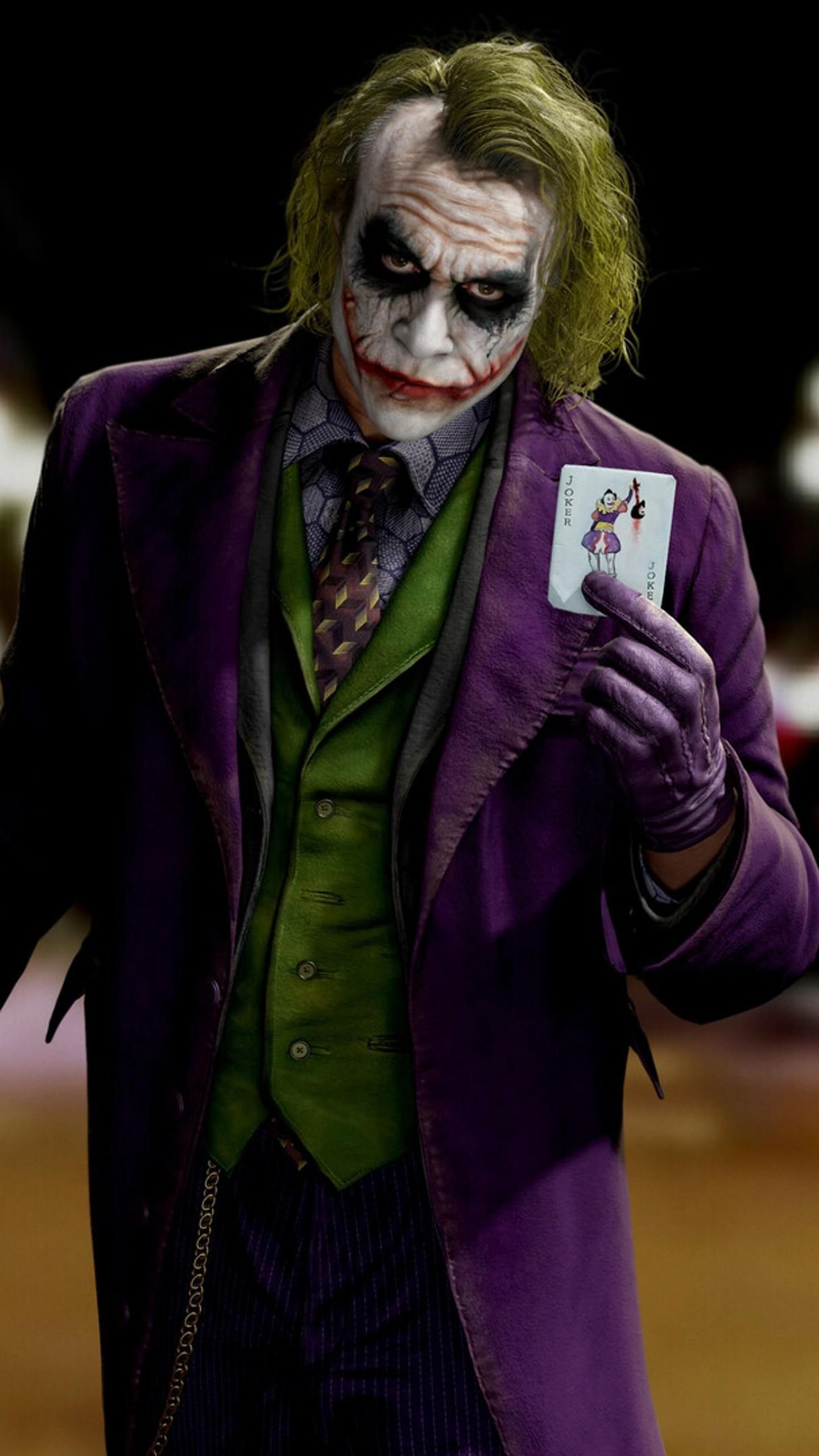 Joker with joker card