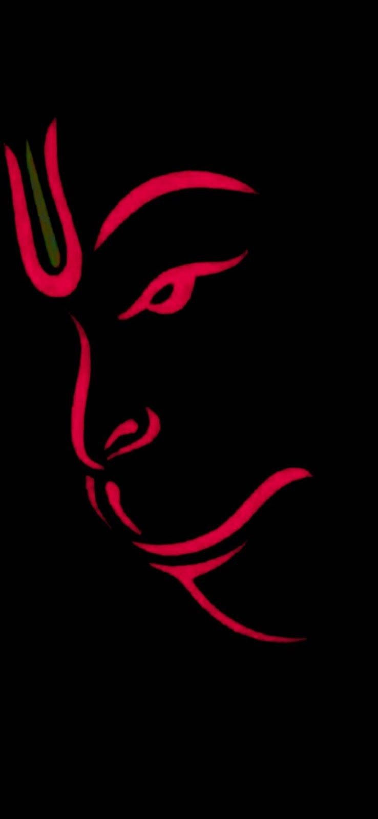 Lord Hanuman Face