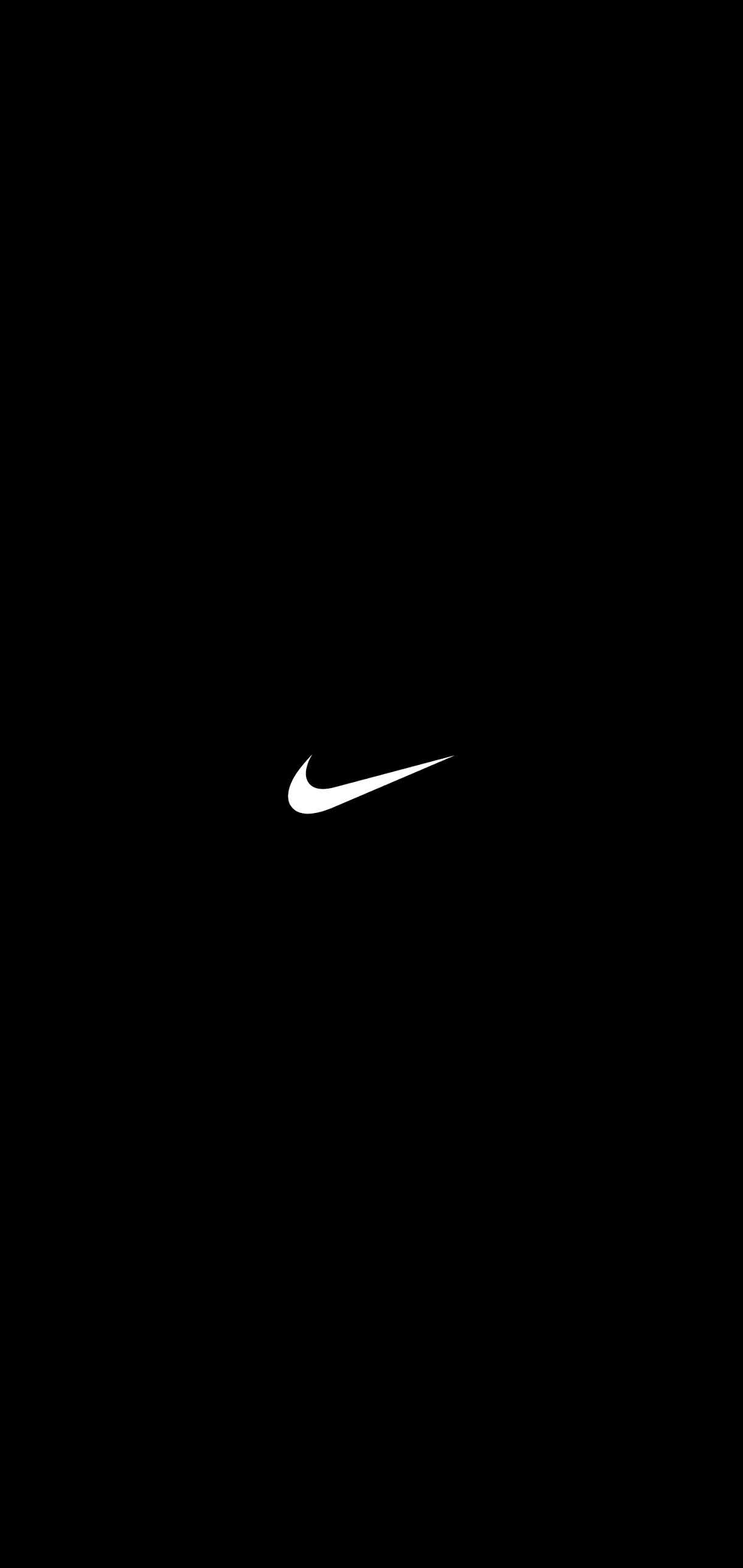 Nike Logo - Black Background