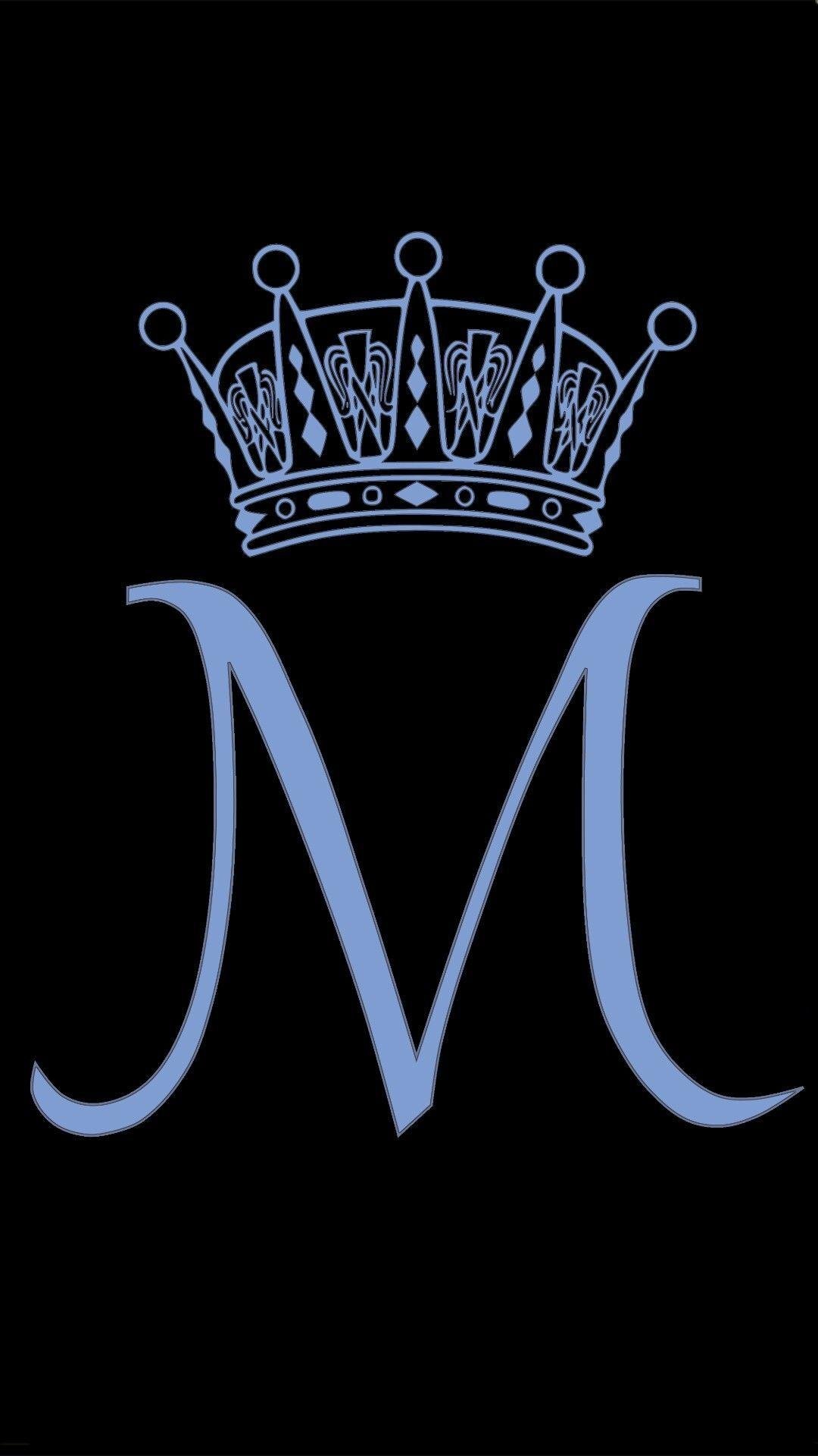 Royal Monogram letter m