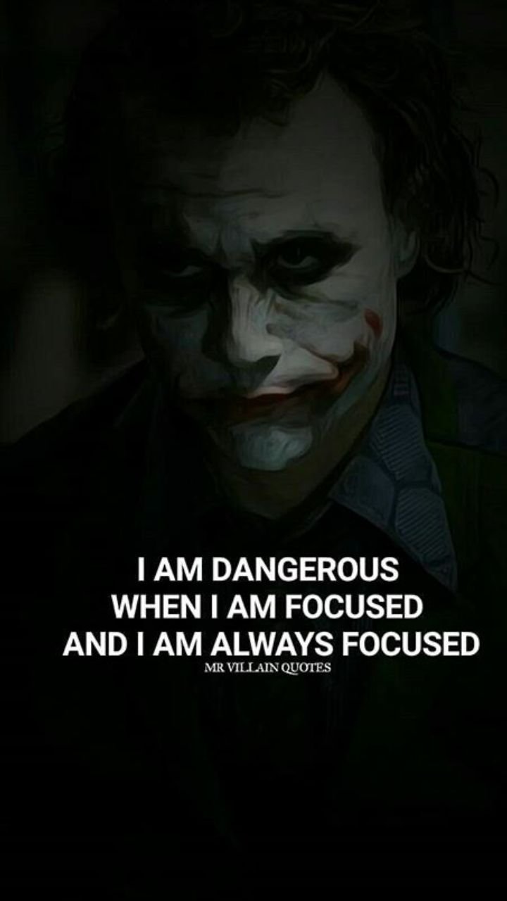 Joker Villain Quotes