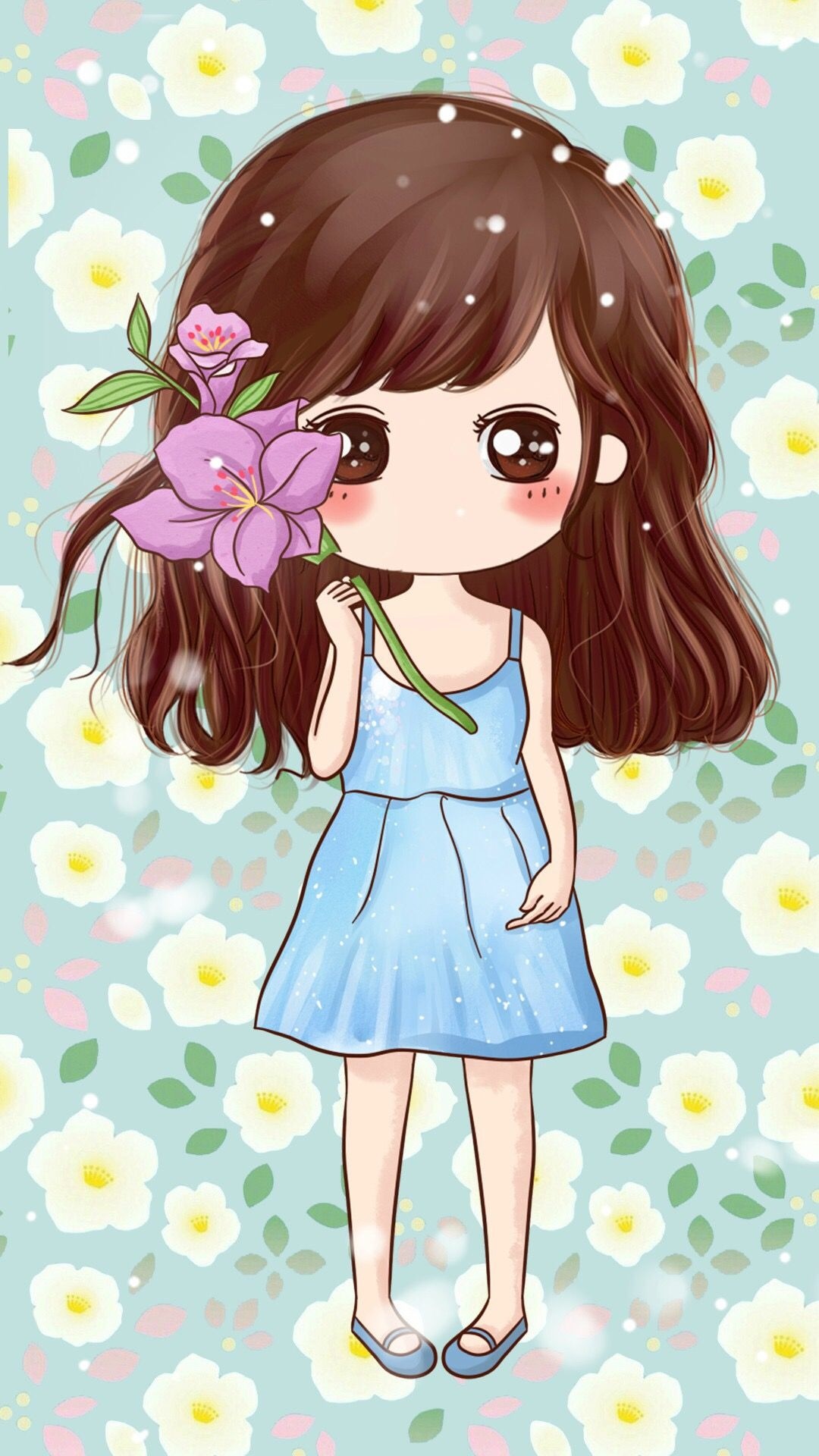 Cute Cartoon Girl | Pretty Korean