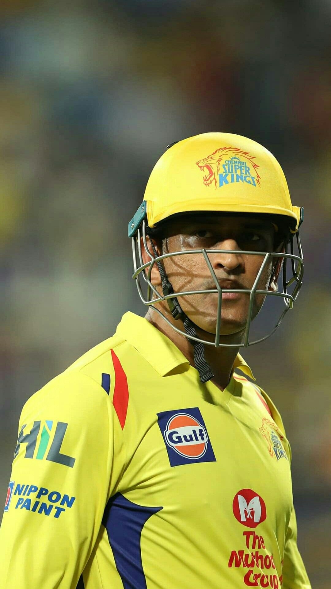 Ms Dhoni In Csk Jersey