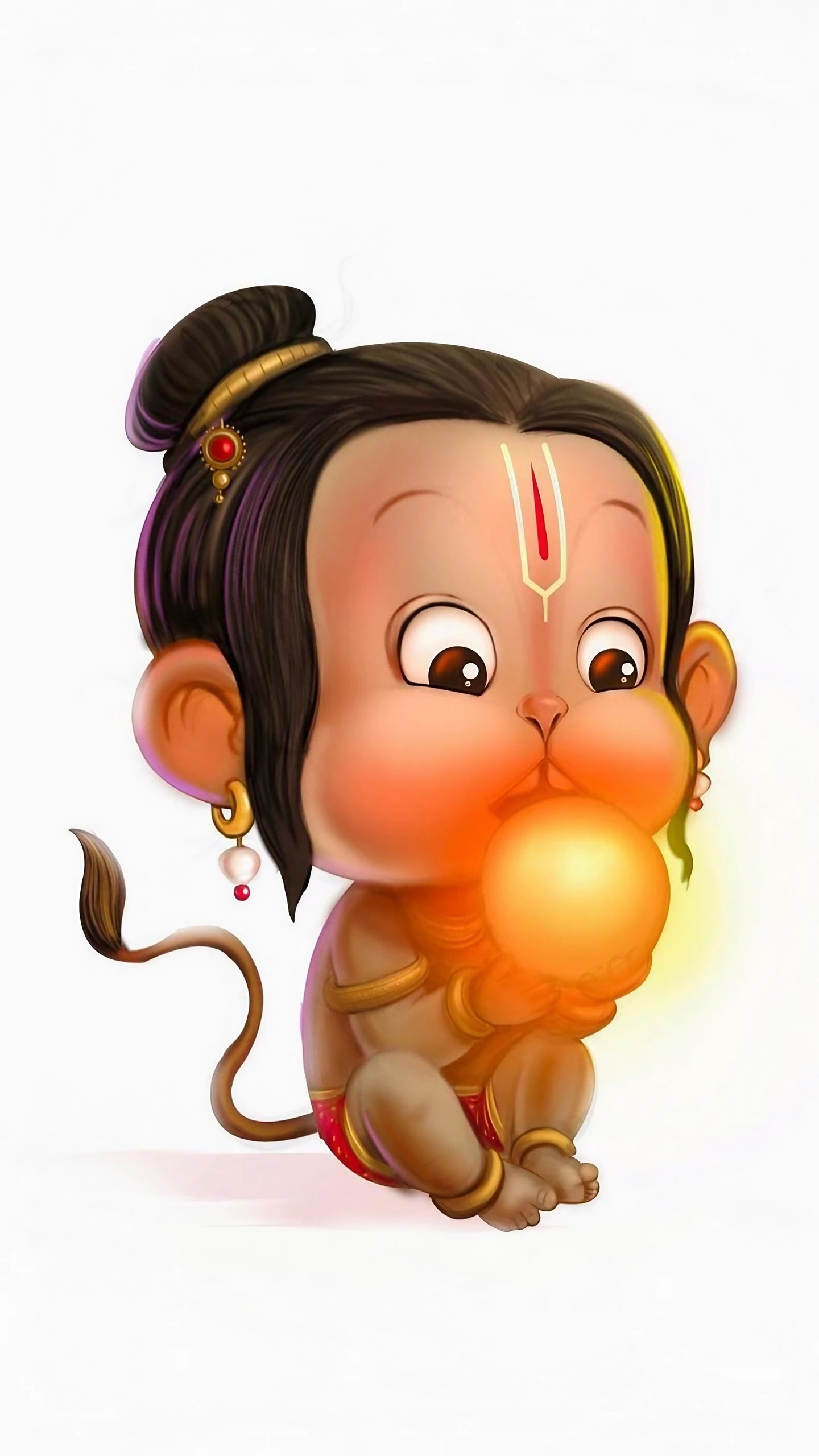 Hanuman God Photos - Baby Lord Hanuman Holding Sun