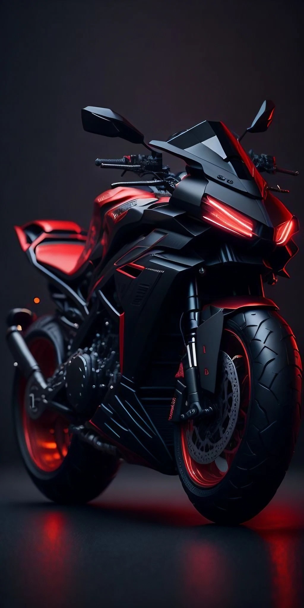 Electric Bike - Red And Black Bike