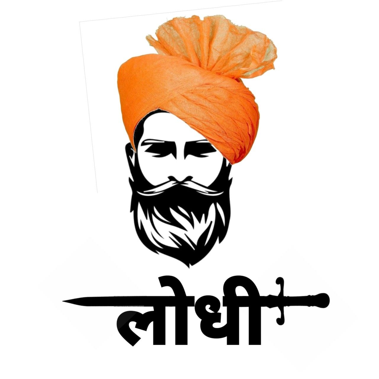 Lodhi Rajput - Orange Turban