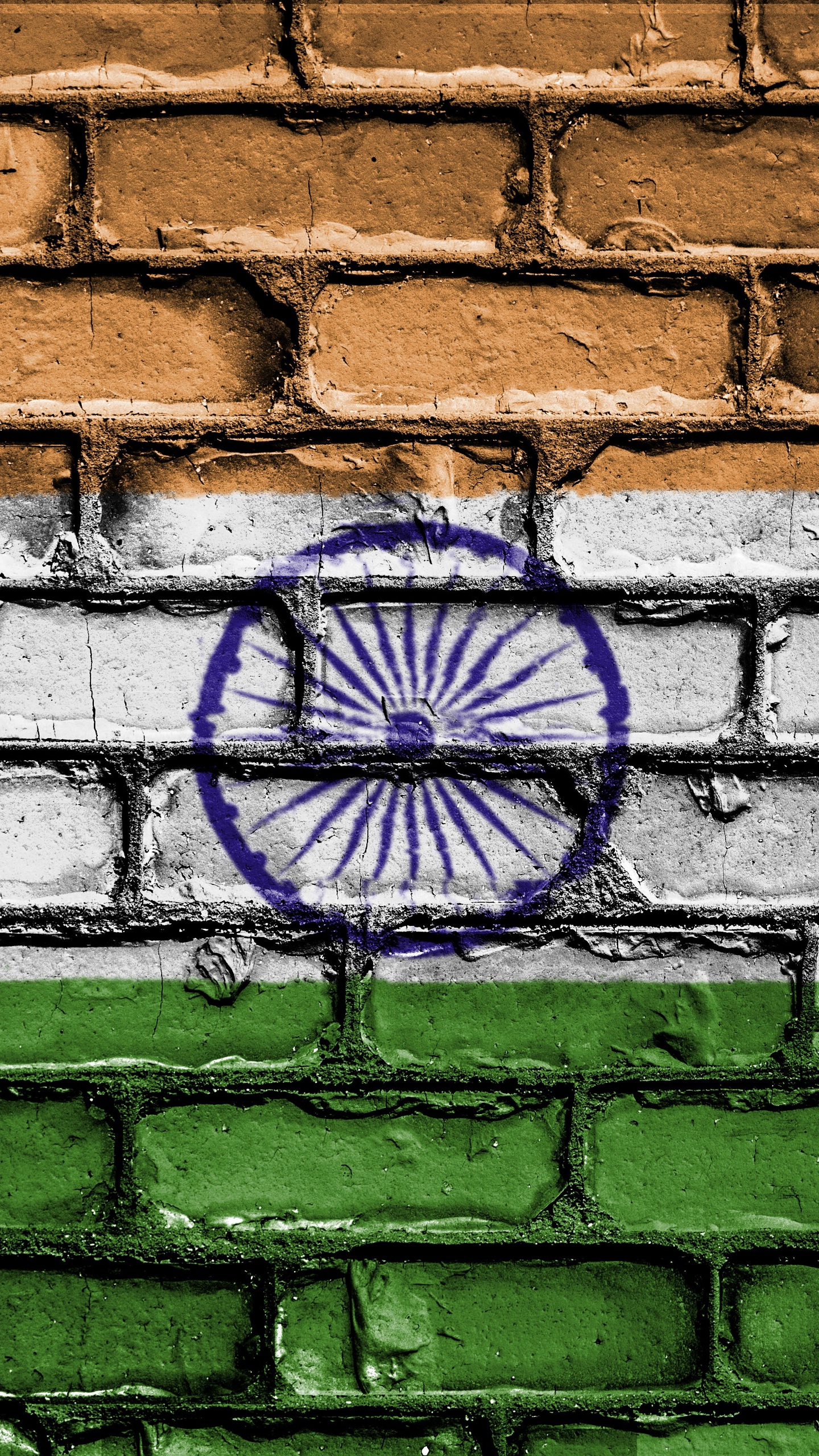 Indian Flag on the wall