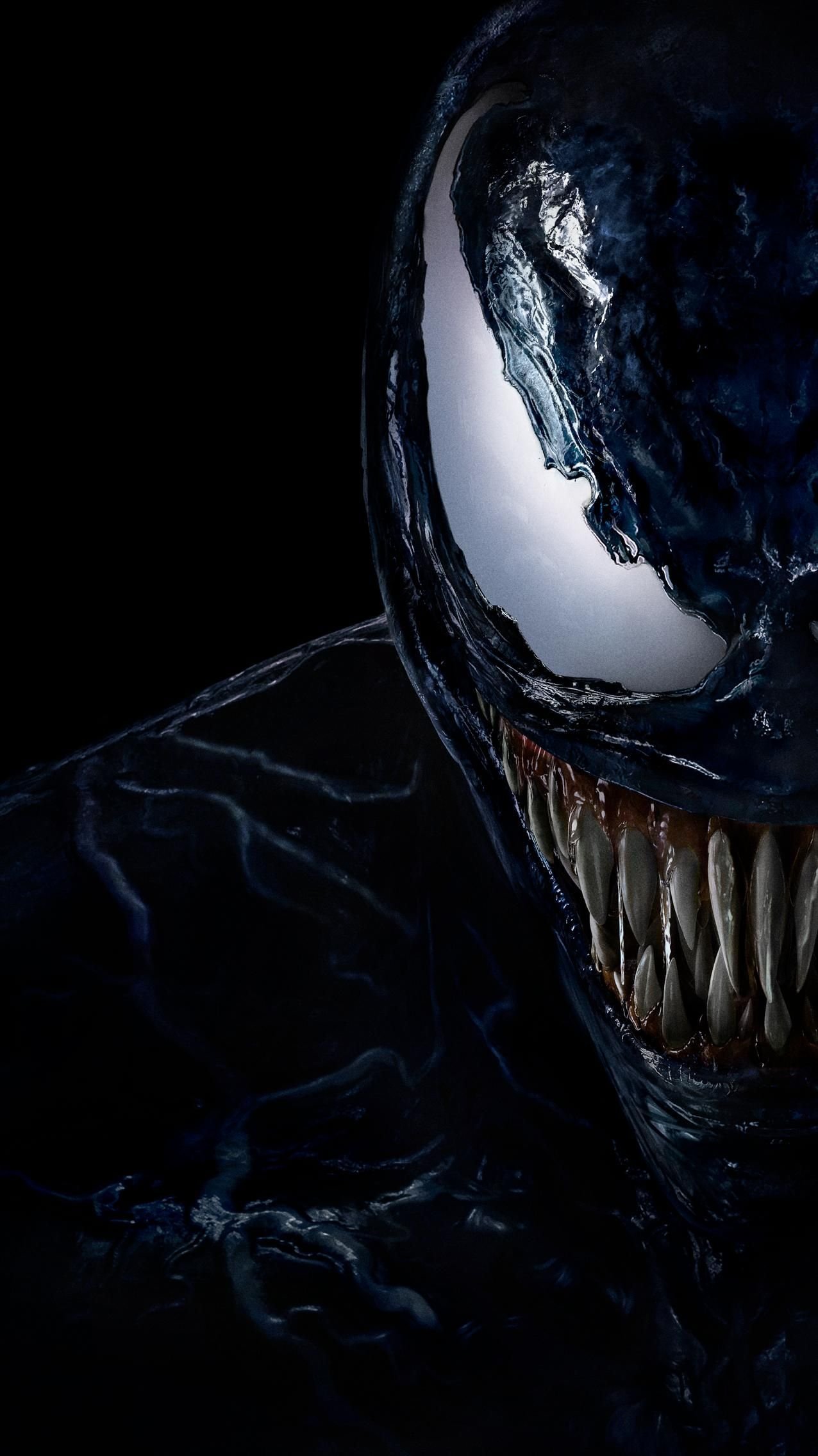 Black Venom Half Face