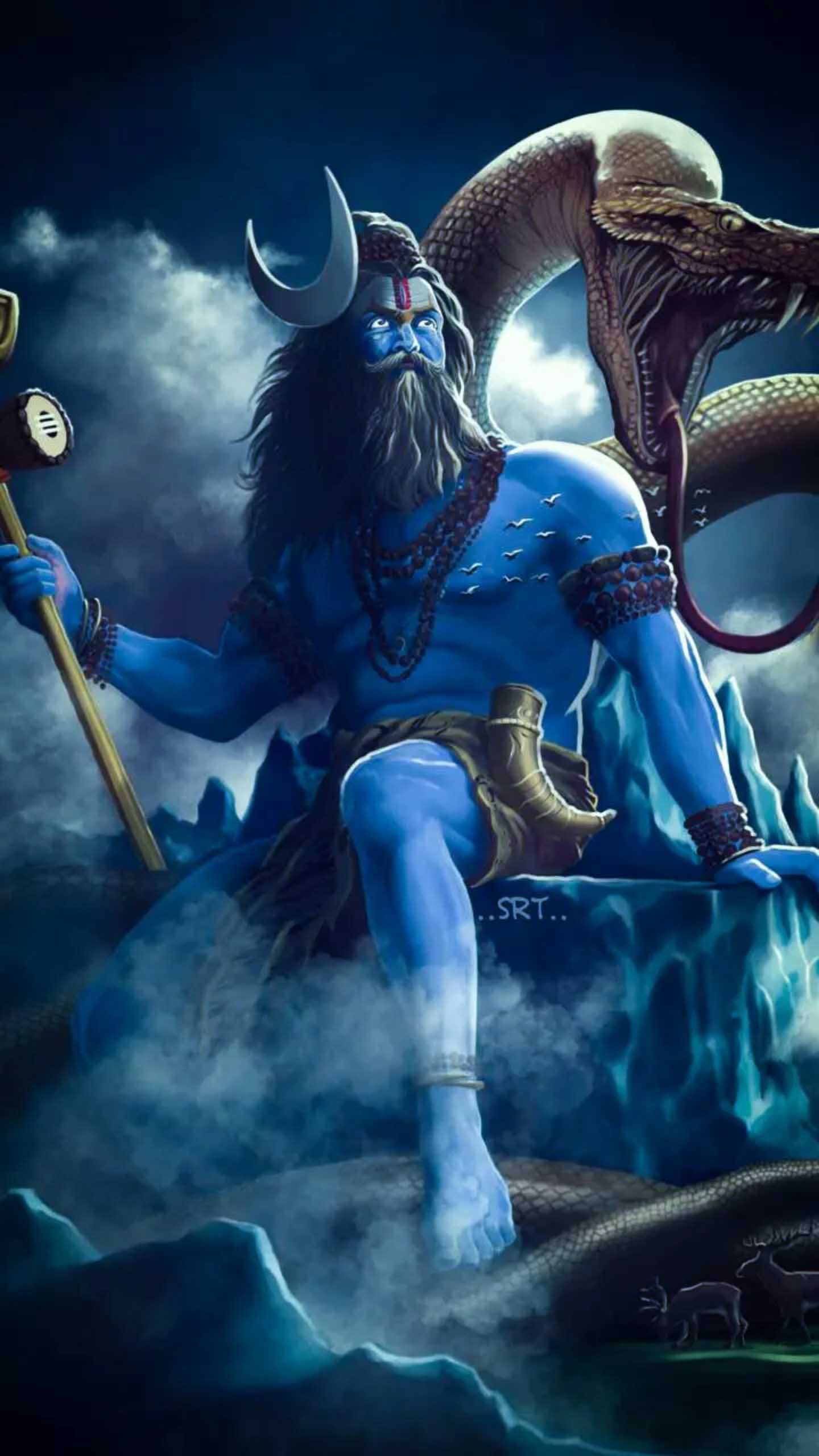 Angry Lord Shiva