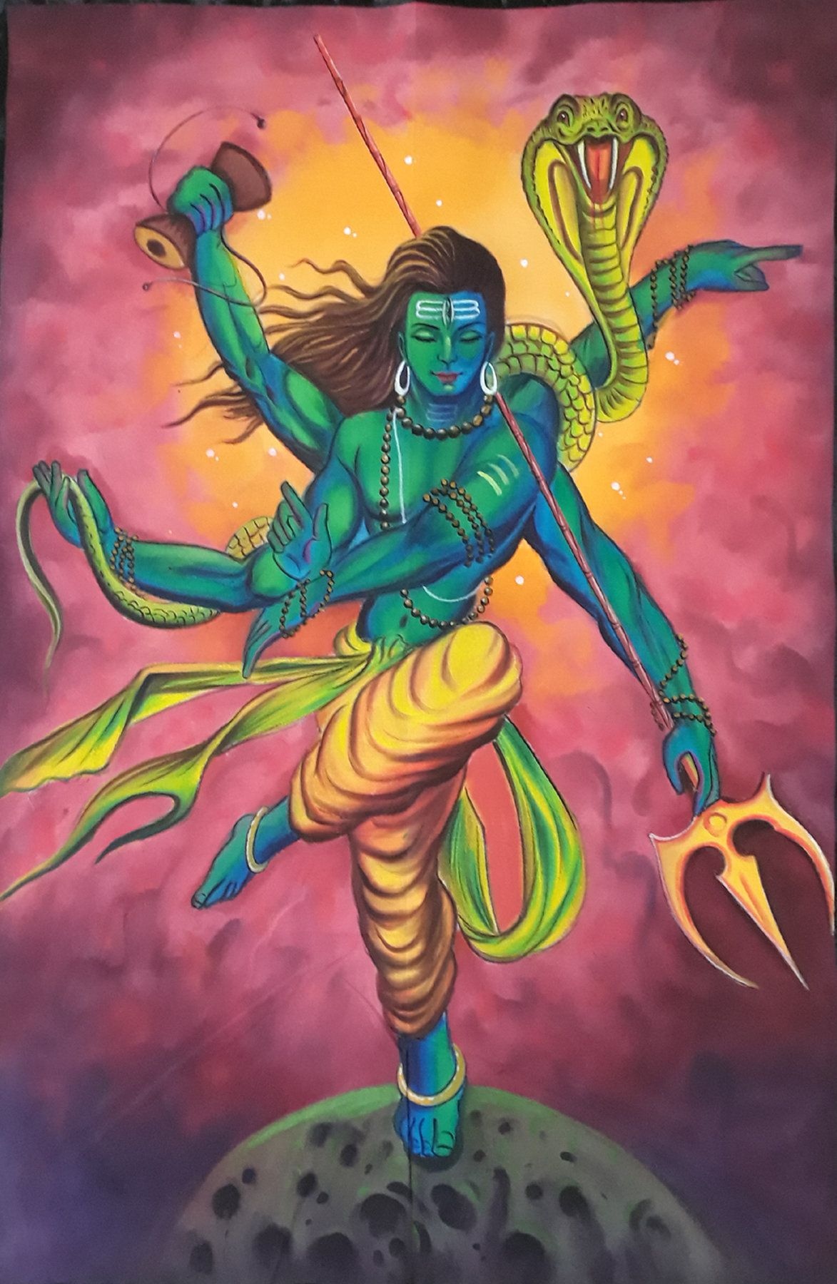 Lord Shiva Angry - Tandav