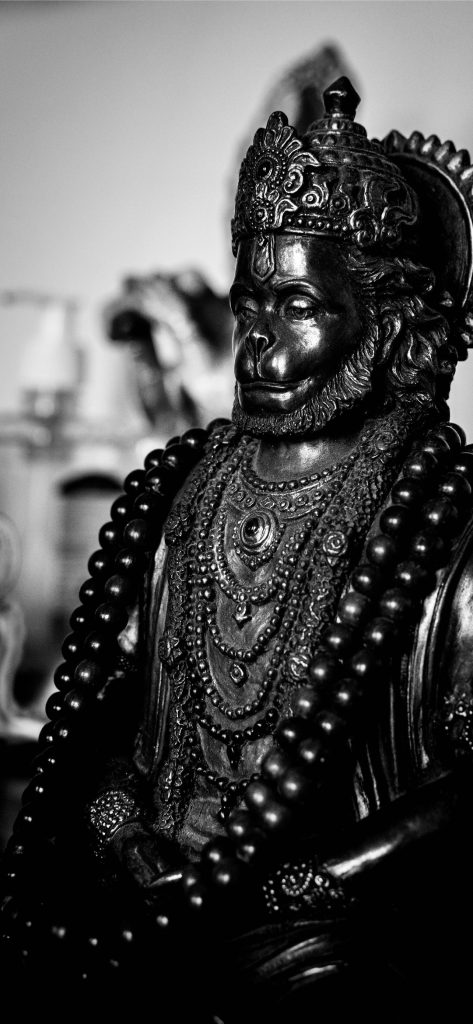 Lord Hanuman Black Idol
