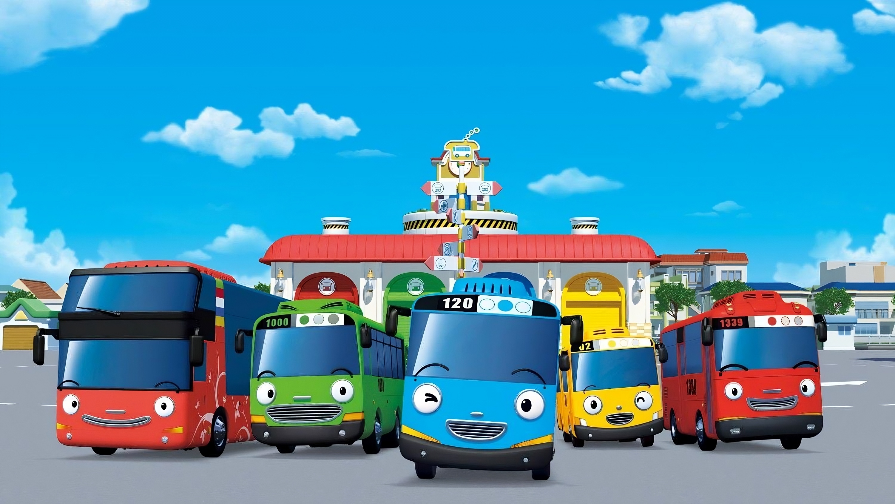 Tourist Bus - cartoon