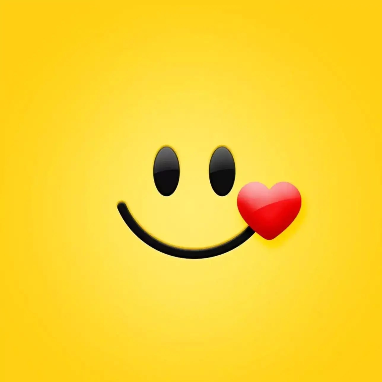 Gb Whatsapp Dp - Smile Emoji With Heart
