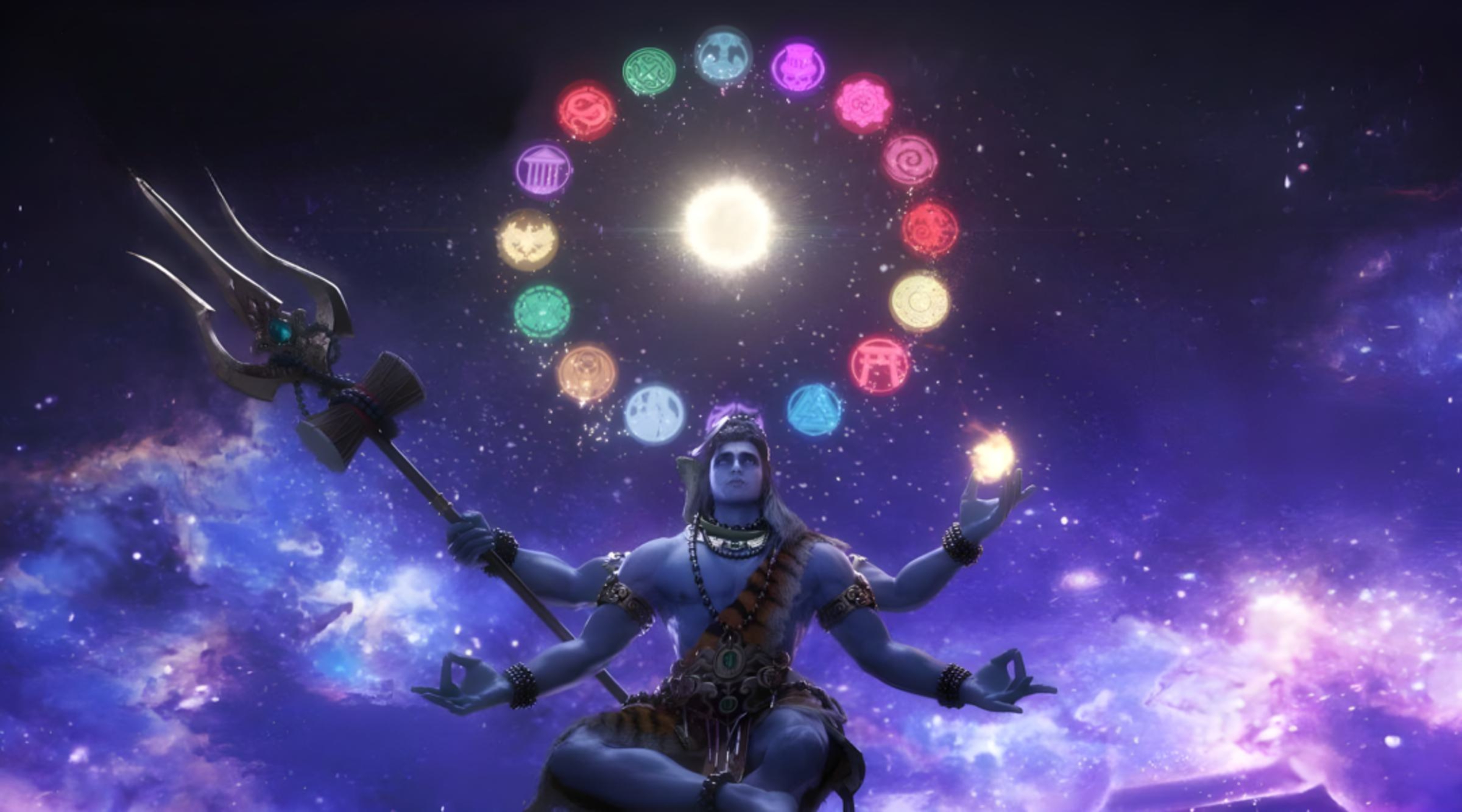 Smite Shiva - Universe Background